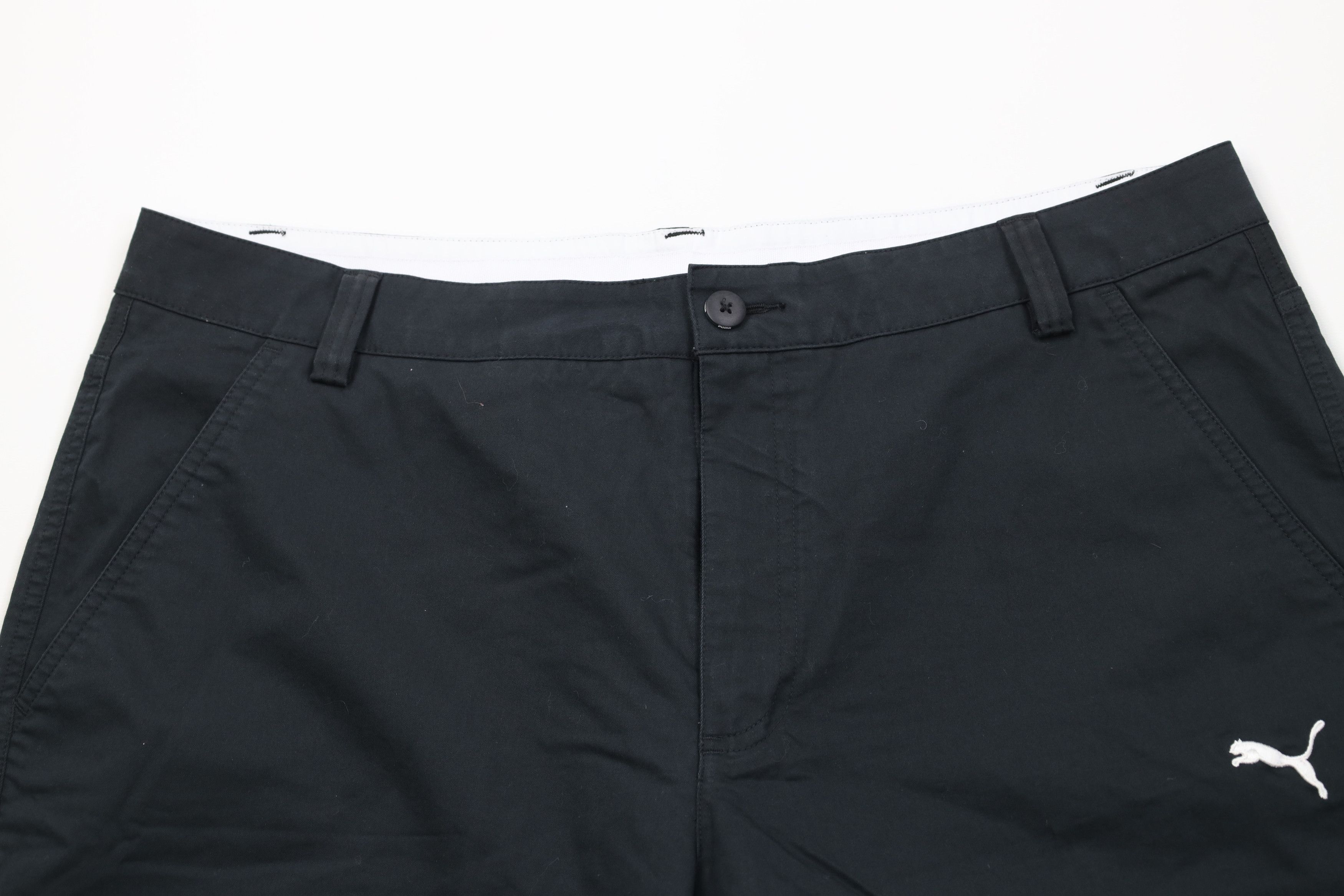 Puma Puma Golf Flat Front Golfing Golf Chino Shorts Black Cotton Size US 38 / EU 54 - 2 Thumbnail