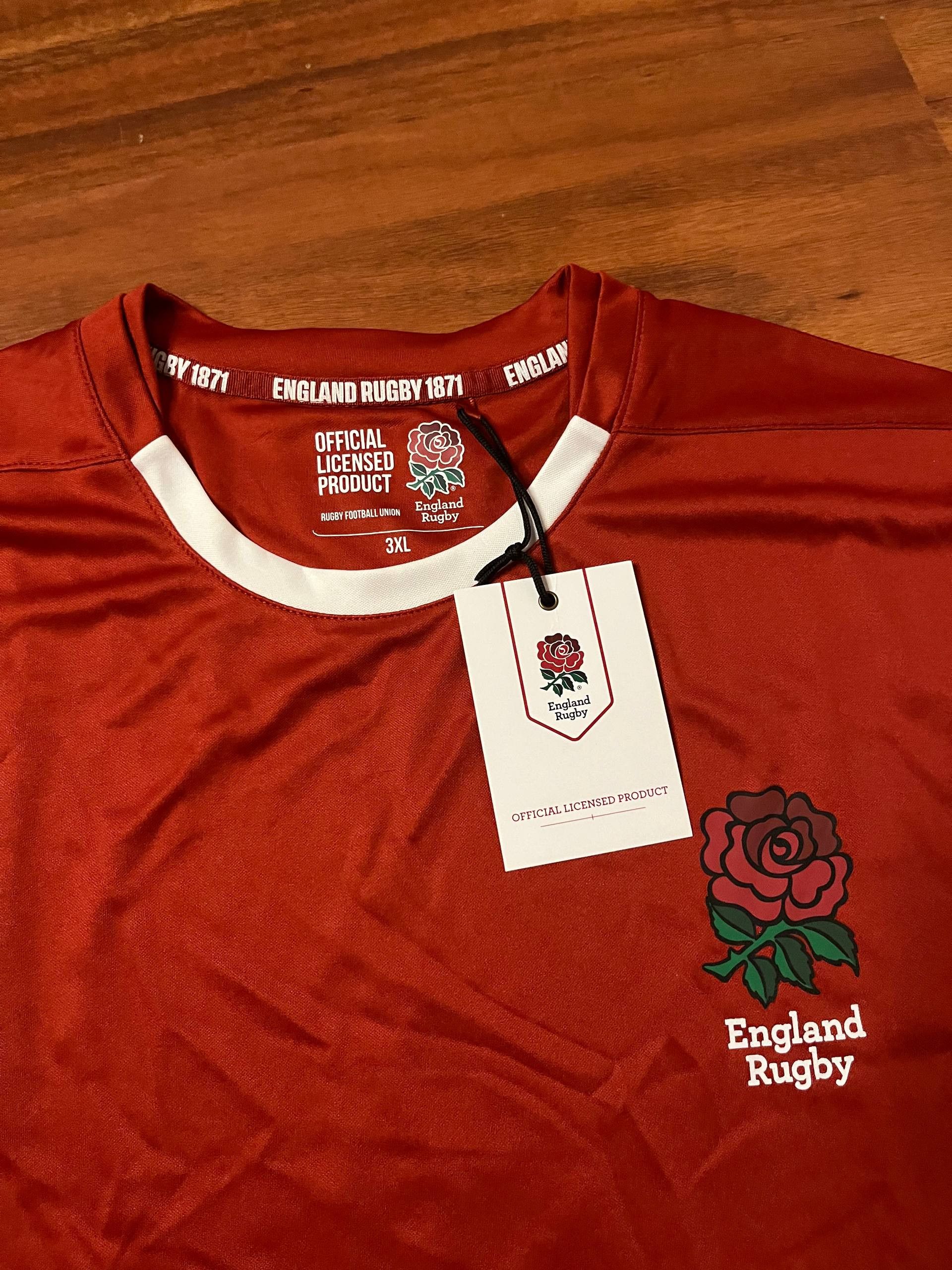 Other ENGLAND RUGBY TEAM PRO TRAINING JERSEY TEE Size US XXL / EU 58 / 5 - 4 Thumbnail