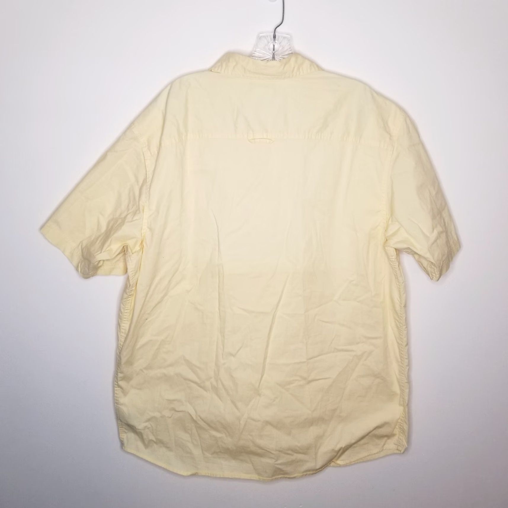 Vintage Columbia Shirt Men Short Sleeve Button-Up Outdoor Wear L Yellow Outdoor Mens Size US 33 - 6 Thumbnail