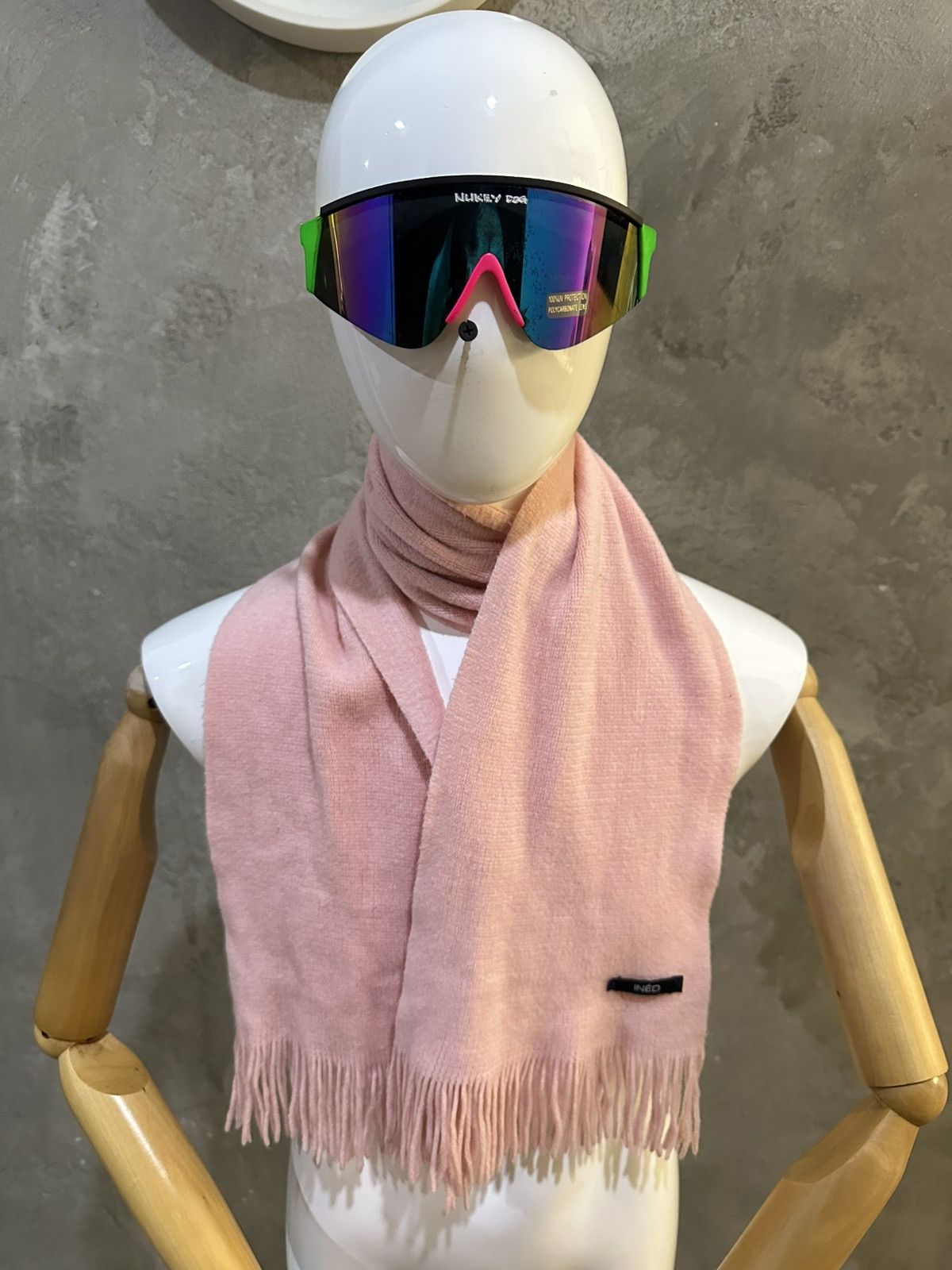 Yohji Yamamoto Ined By Yohji Yamamoto Wool Scarves Muffler Neckwear Size ONE SIZE - 2 Thumbnail