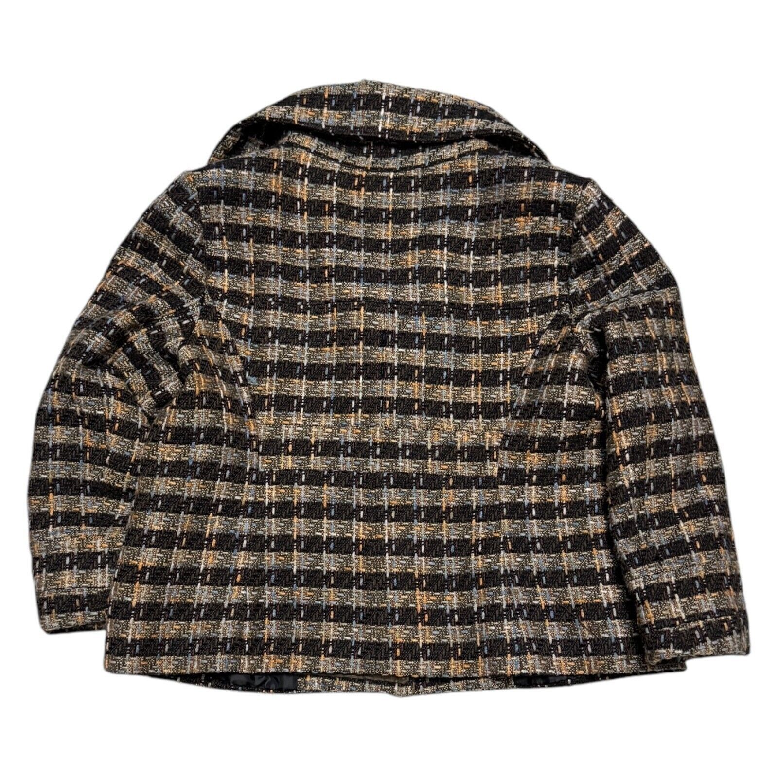 Renuar RENUAR Tweed Luxury Designer Winter Fall Jacket Coat 14 Size L / US 10 / IT 46 - 2 Thumbnail