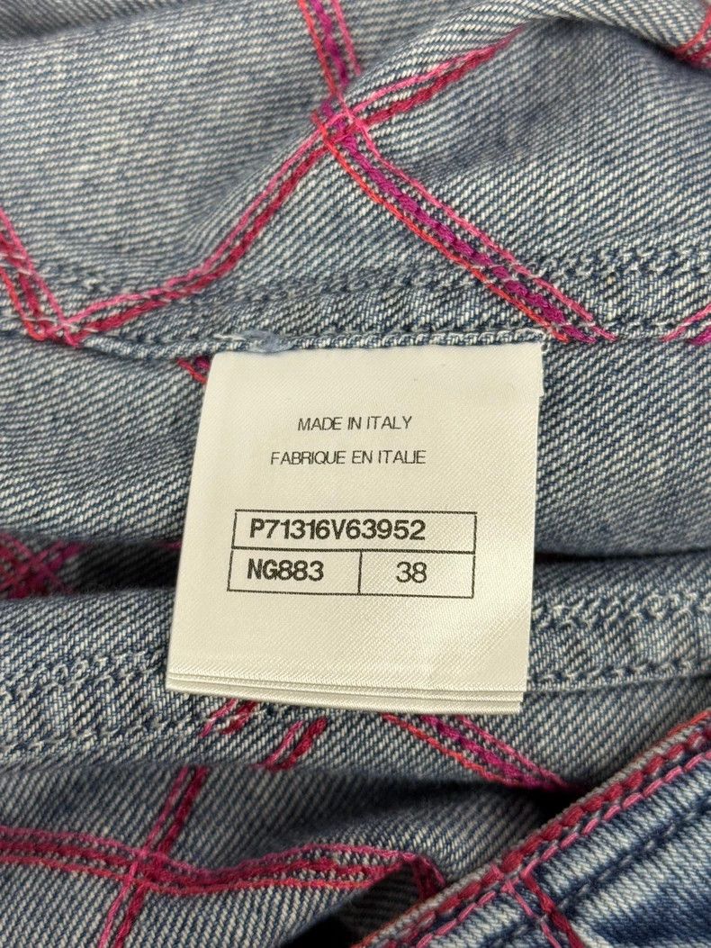 Chanel Chanel Beach series blue diamond plaid denim suspender dre Size XS / US 0-2 / IT 36-38 - 5 Thumbnail