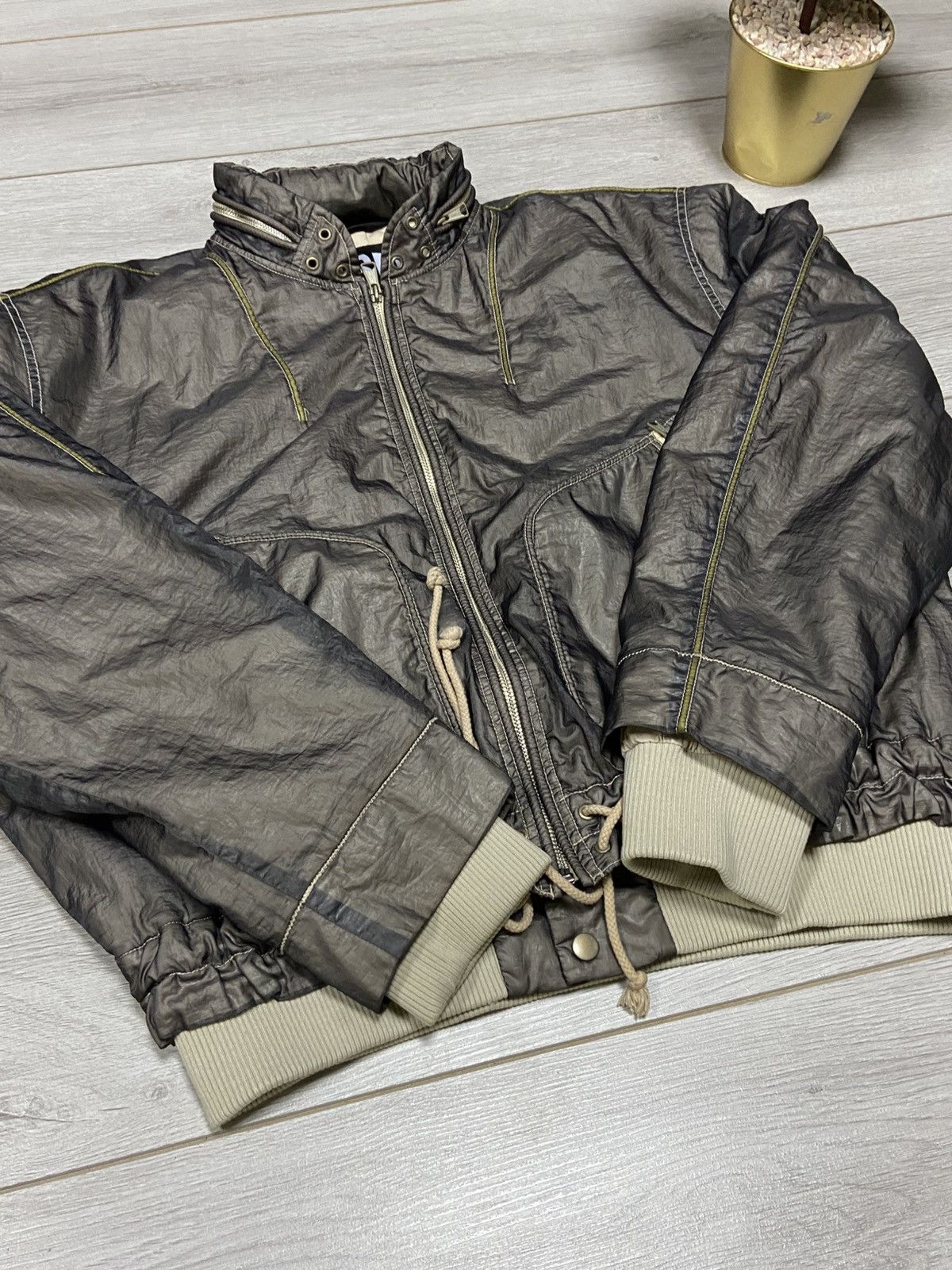 Diesel Diesel vintage Ford style nylon metal bomber MA-1 flyers Size US L / EU 52-54 / 3 - 10 Thumbnail