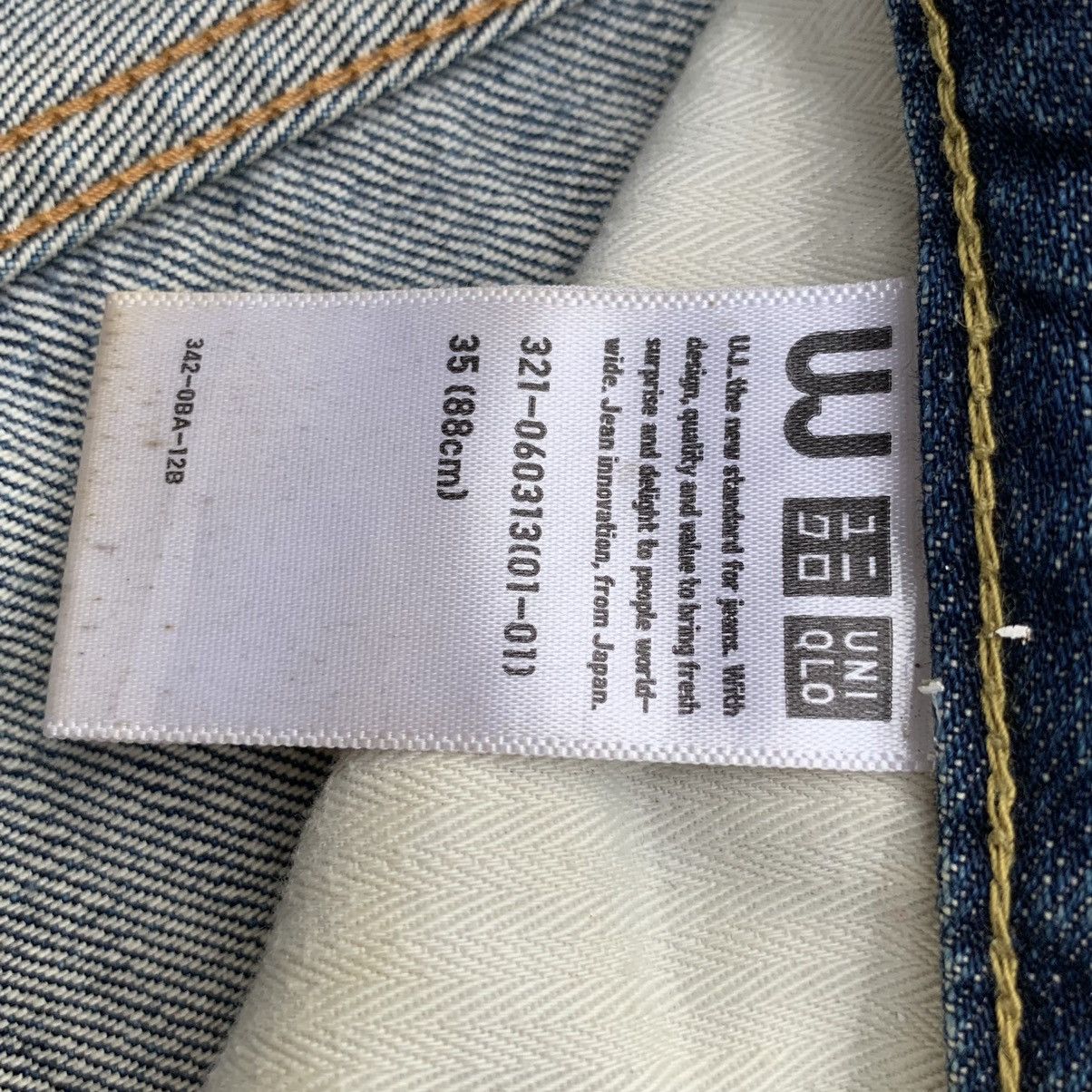 Undercover × Uniqlo Vintage Y2K Uniqlo Japanese Paint Distressed Denim Jeans W35 Size US 35 - 20 Thumbnail
