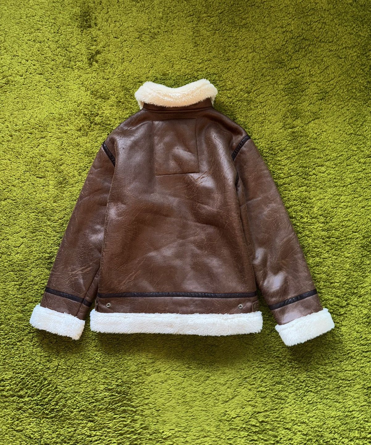 Alpha Industries × Designer Alpha Industries B3 army shearling eco-leather jacket Size US L / EU 52-54 / 3 - 4 Thumbnail