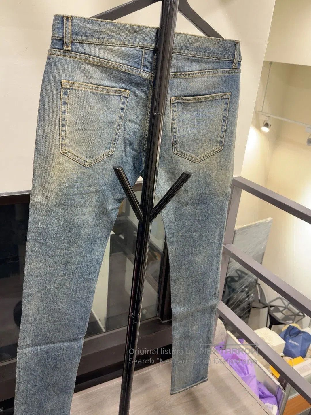 Saint Laurent Paris Classic Blue Denim Pants for Men. Size US 32 / EU 48 - 2 Thumbnail