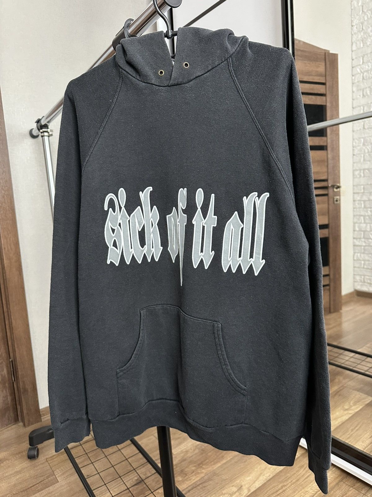 Vintage Sick Of It All Vintage Band Hoodie Pullover 90s Size US XL / EU 56 / 4 - 1 Thumbnail