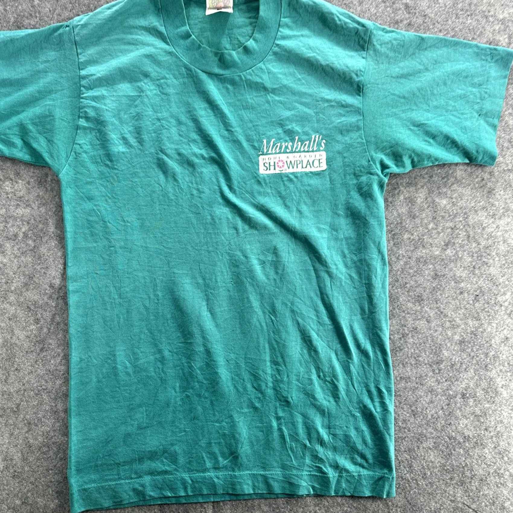 Fruit Of The Loom VINTAGE Marshalls Showplace Shirt Mens Small Fruit of the Loom Promo 90s Tee Size US S / EU 44-46 / 1 - 3 Thumbnail
