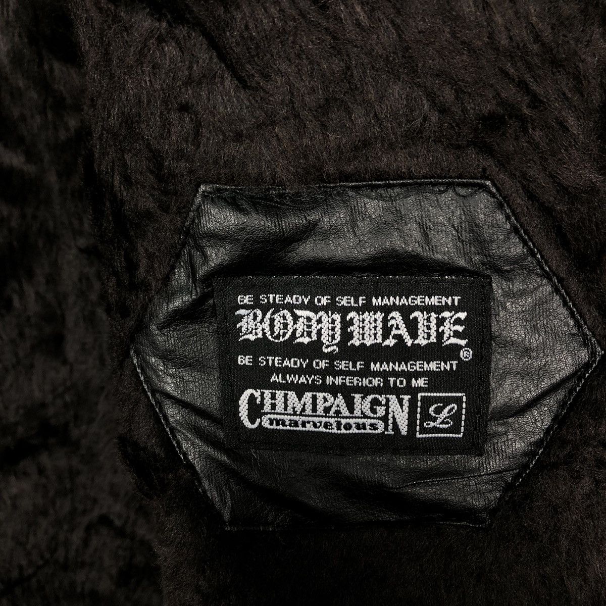 Hysteric Glamour 🔥Vtg Shearling Leather Jacket Mink Fur Lining Body Mane Size US L / EU 52-54 / 3 - 16 Thumbnail