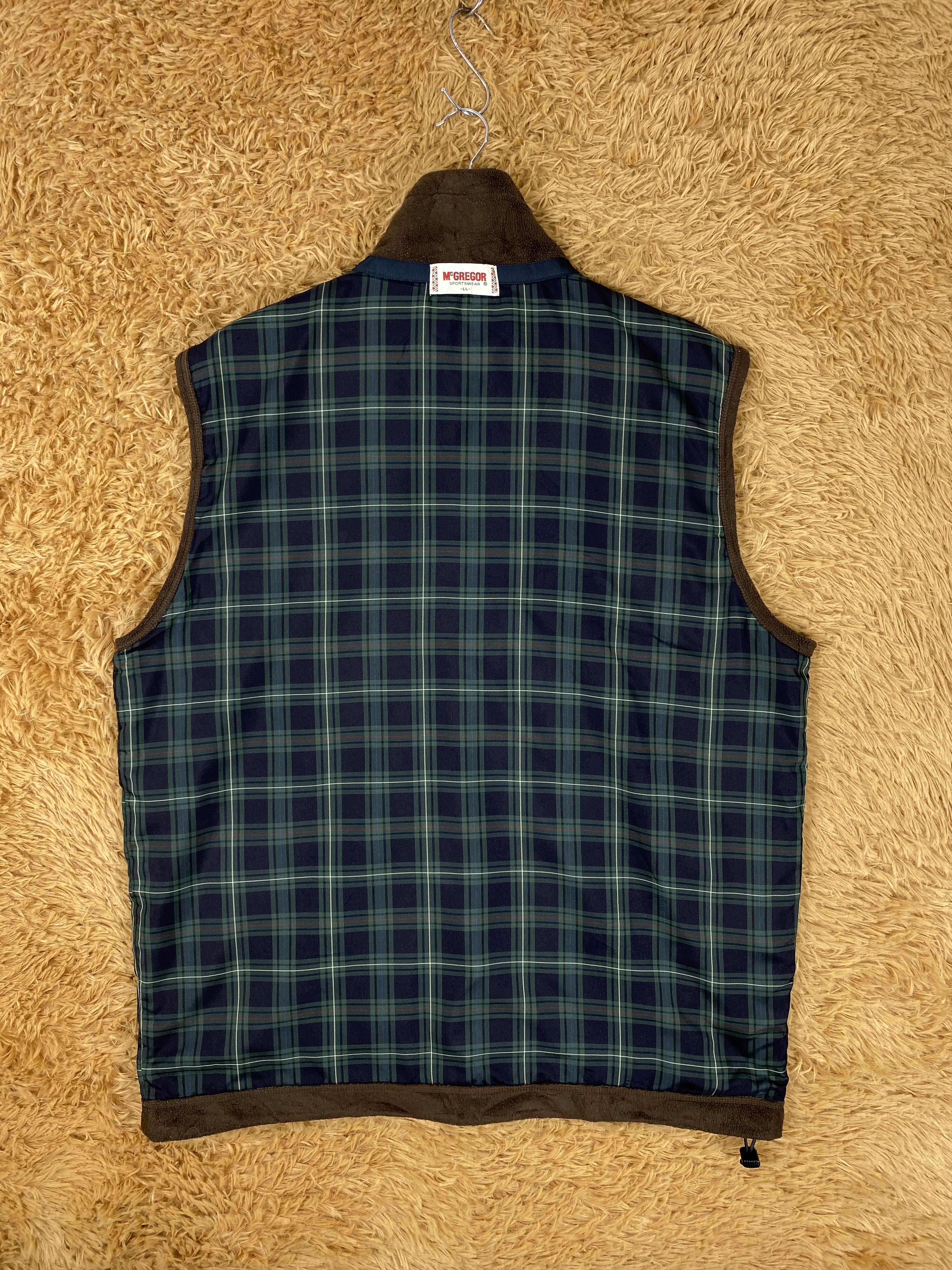 McGregor Vintage McGregor Reversible Flannel Wool Vest V0180 Size US M / EU 48-50 / 2 - 9 Thumbnail