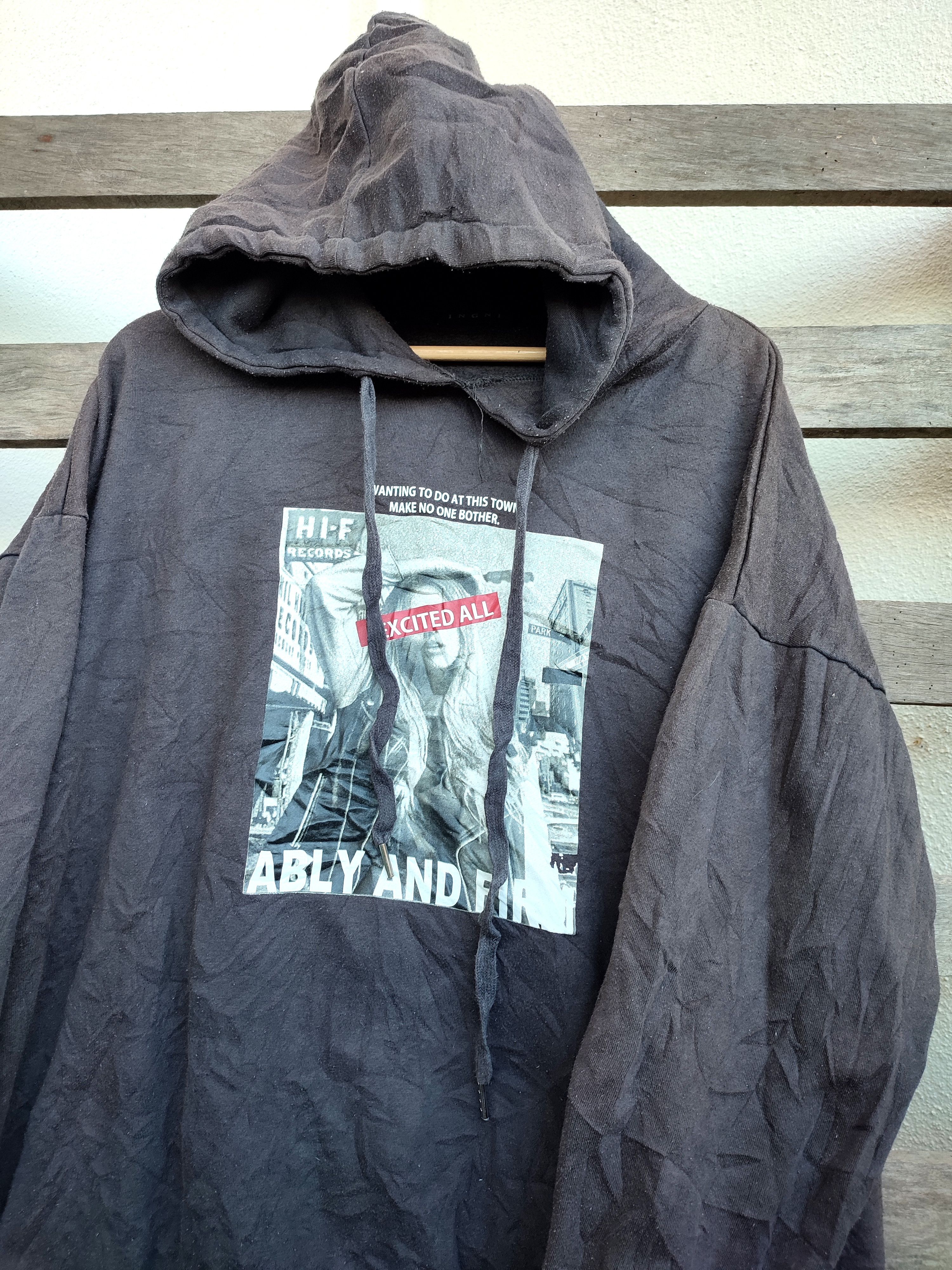 Sun Faded Japanese Brand Ingni Hoodies