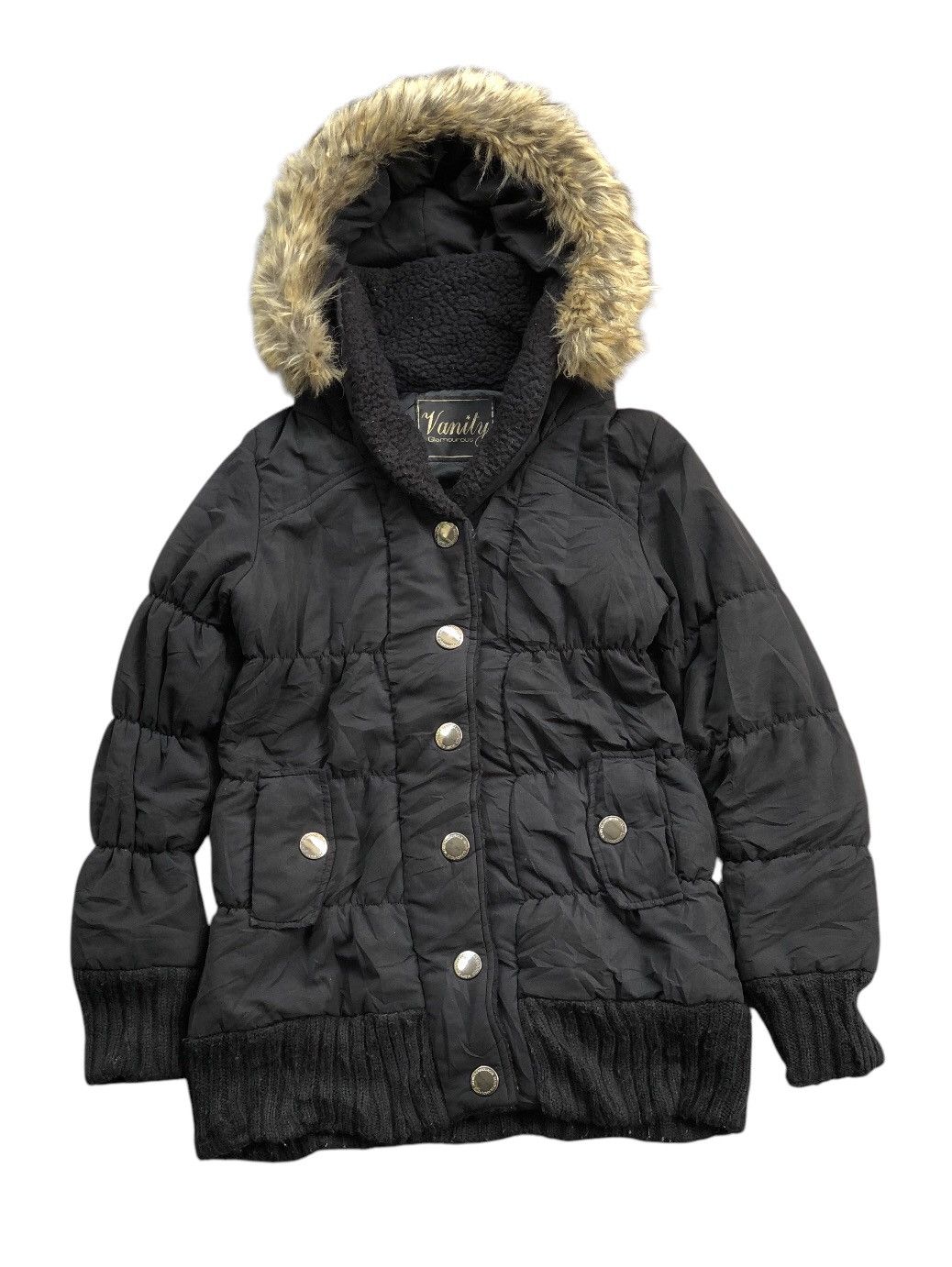 Japanese Brand × Le Grande Bleu (L.G.B.) Vanity Glamourous Fur Hoodie Down Jacket Size M / US 6-8 / IT 42-44 - 1 Thumbnail