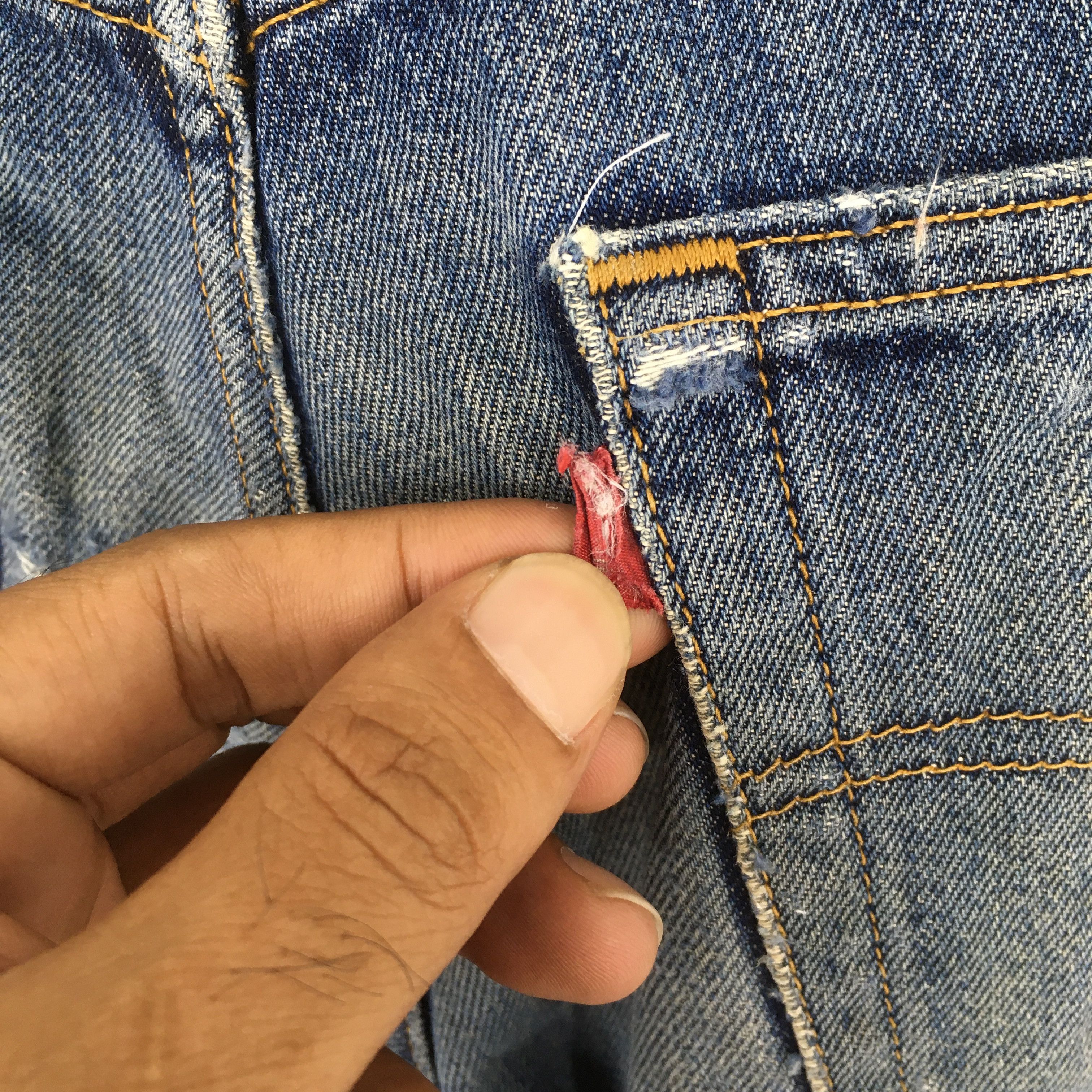Levi's Size 31x31 Vintage Levi's 501 Faded Distressed Jeans S1586 Size US 31 - 11 Thumbnail