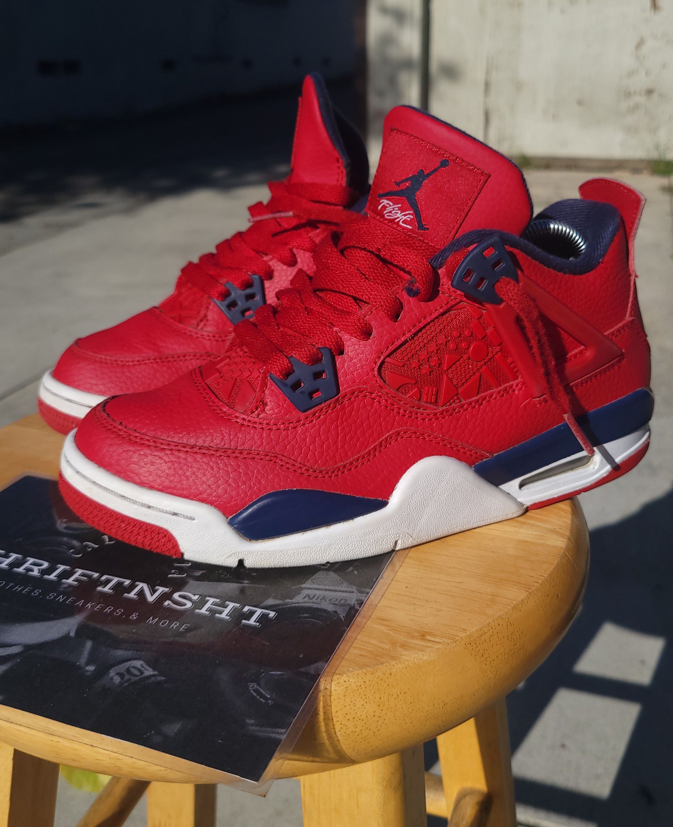 Air Jordan 4 Retro offers FIBA red olympic size 6.5