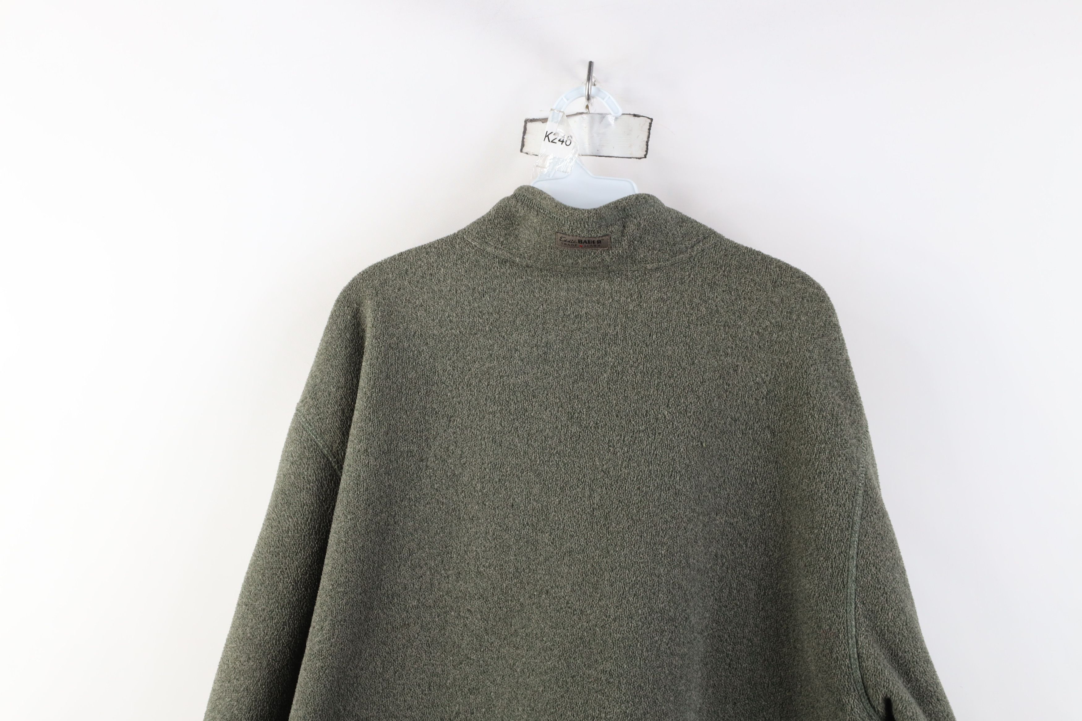 Eddie Bauer Vintage 90s Eddie Bauer Full Zip Jacket Green Polyester Size US XXL / EU 58 / 5 - 13 Thumbnail