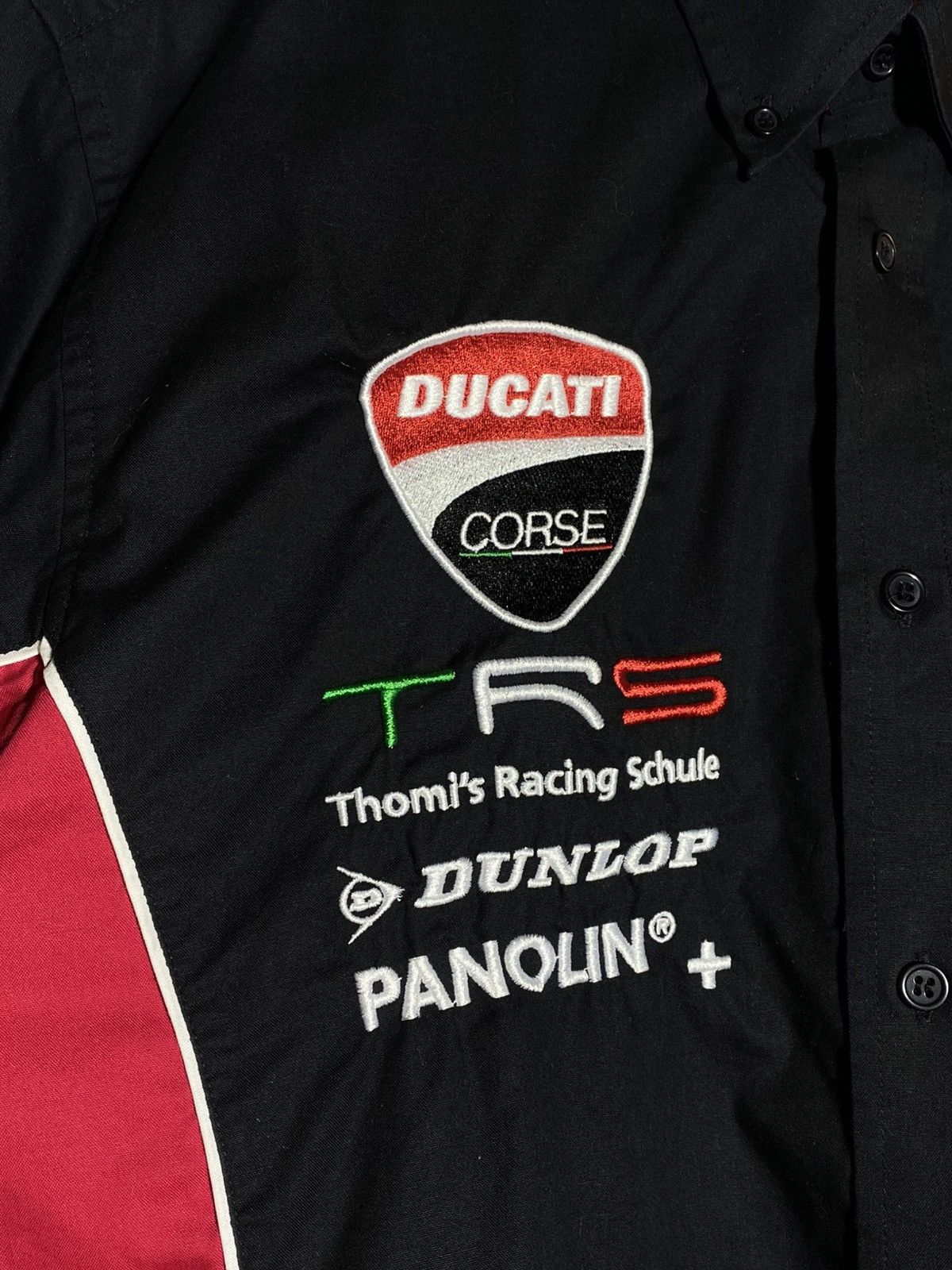 Other 🔥DUCATI RACING TEAM PIT SHIRT VINTAGE MOTO VIBES BIKER STYLE Size US S / EU 44-46 / 1 - 5 Thumbnail