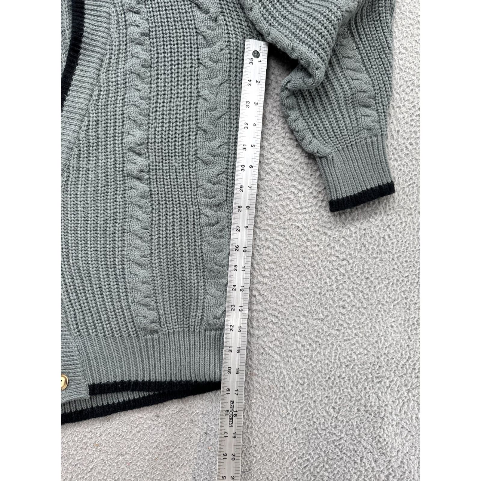 Vintage VINTAGE Towncraft Cardigan Sweater Button Up Pockets Grandpa Mens Size Medium Size US M / EU 48-50 / 2 - 5 Thumbnail