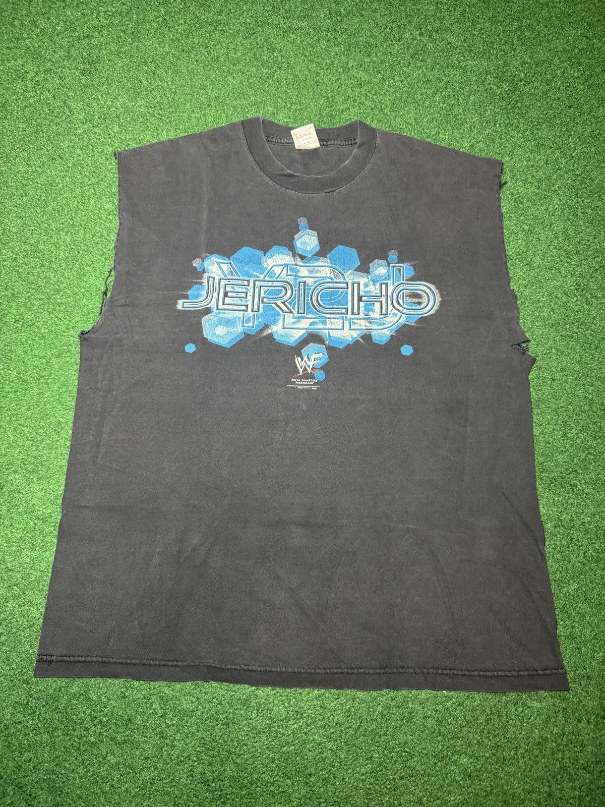 WWF Vintage 90s Raw Is Jericho Y2J WWF Wrestling Cutoff T Shirt Size US XL / EU 56 / 4 - 3 Thumbnail
