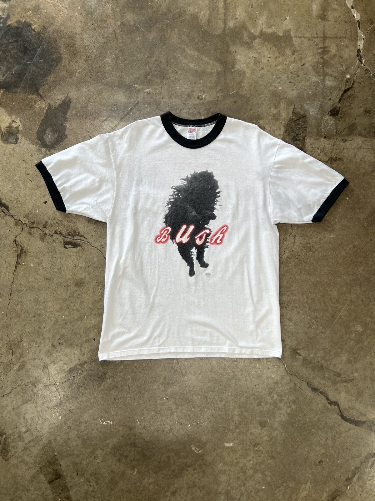 Band Tees Vintage 1995 Bush Black Dog US America Ringer Tee XL Size US XL / EU 56 / 4 - 2 Thumbnail