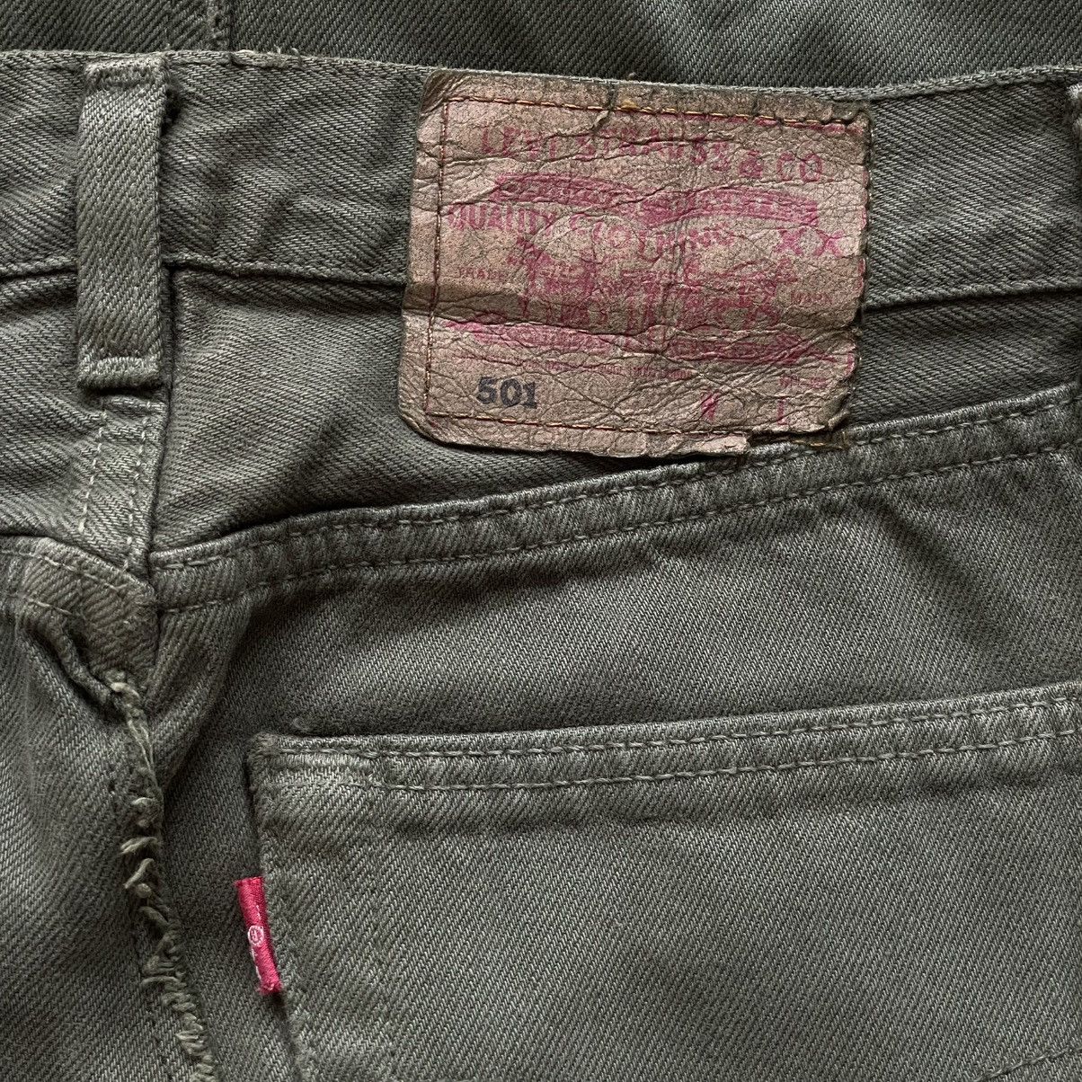 Levi's Vintage Clothing Rare Vintage Sample Levis Patchwork Mini Skirt Size 30" / US 8 / IT 44 - 6 Thumbnail