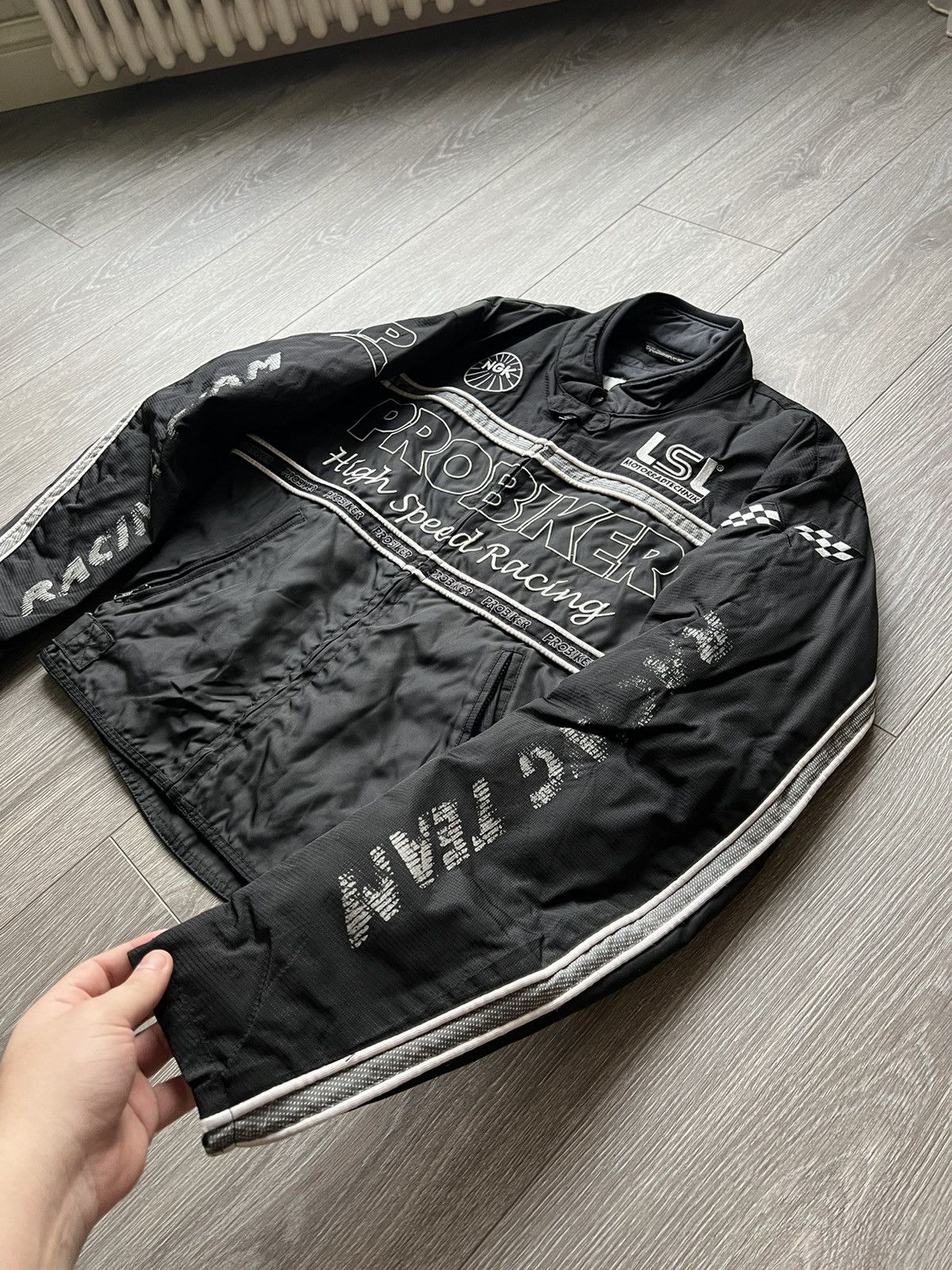 Vintage Vintage High Speed Racing Team Moto Jacket Pro Biker Size US M / EU 48-50 / 2 - 9 Thumbnail