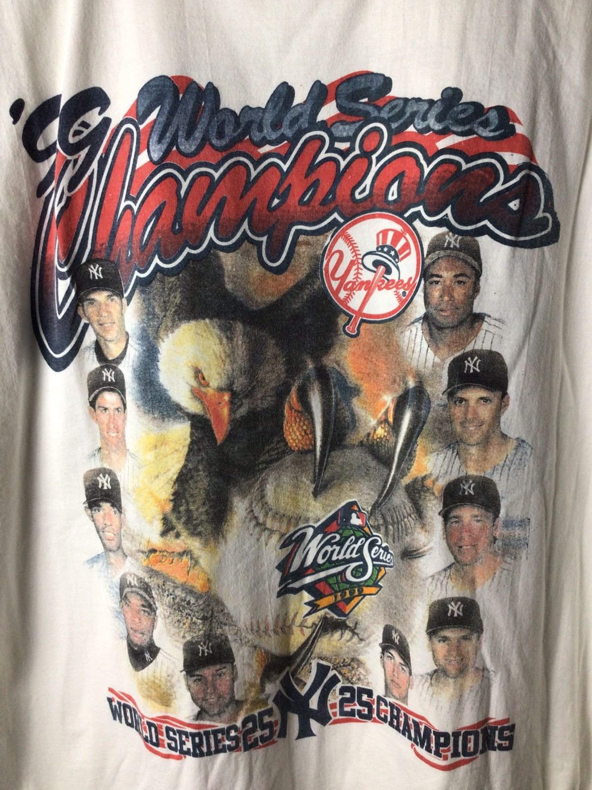 MLB MLB New York Yankees 1999 World Series Champions rap tee Size US XL / EU 56 / 4 - 2 Thumbnail