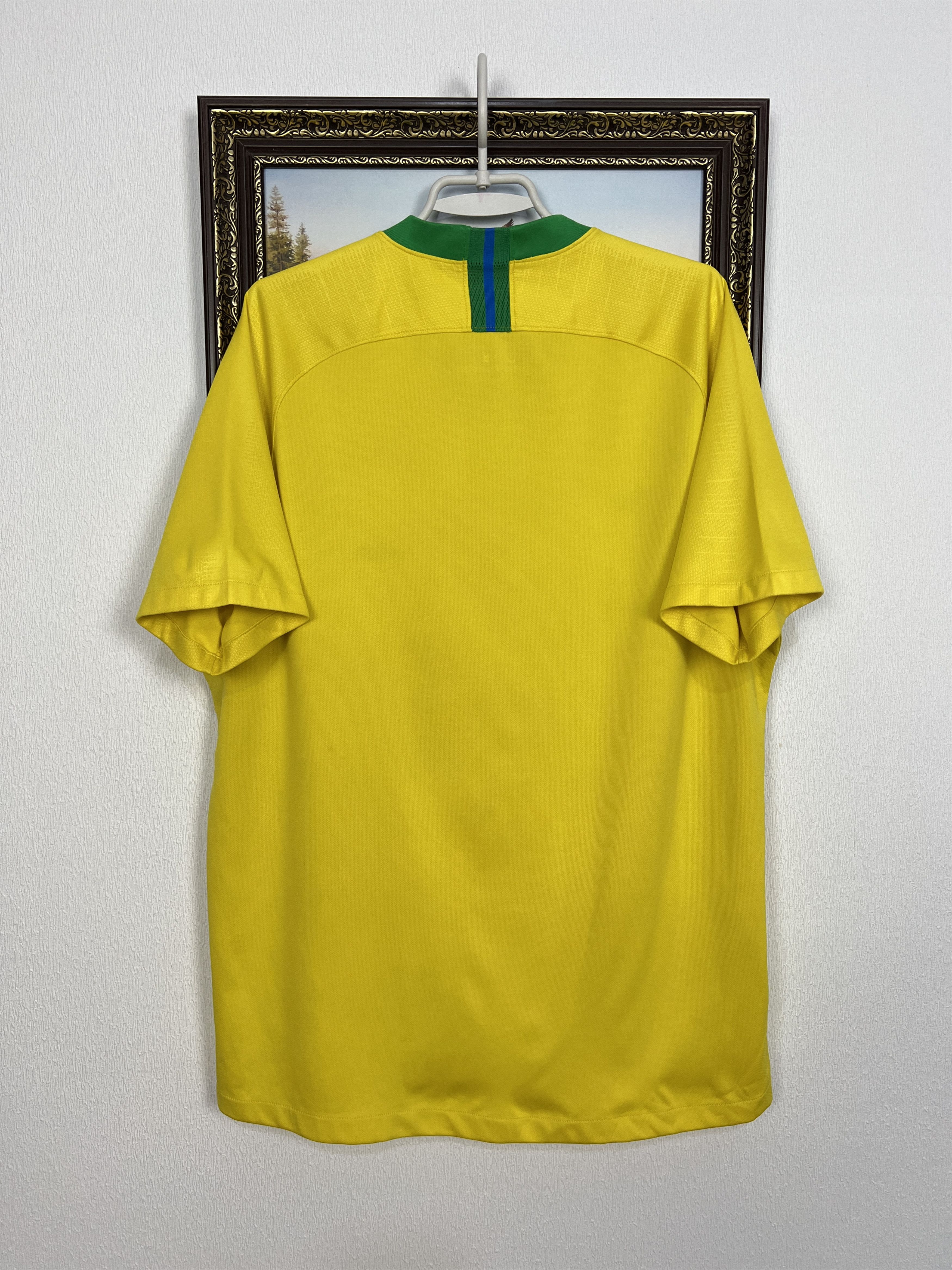 Nike Brazil Home football shirt Soccer Jersey National Trikot Size US XL / EU 56 / 4 - 8 Thumbnail