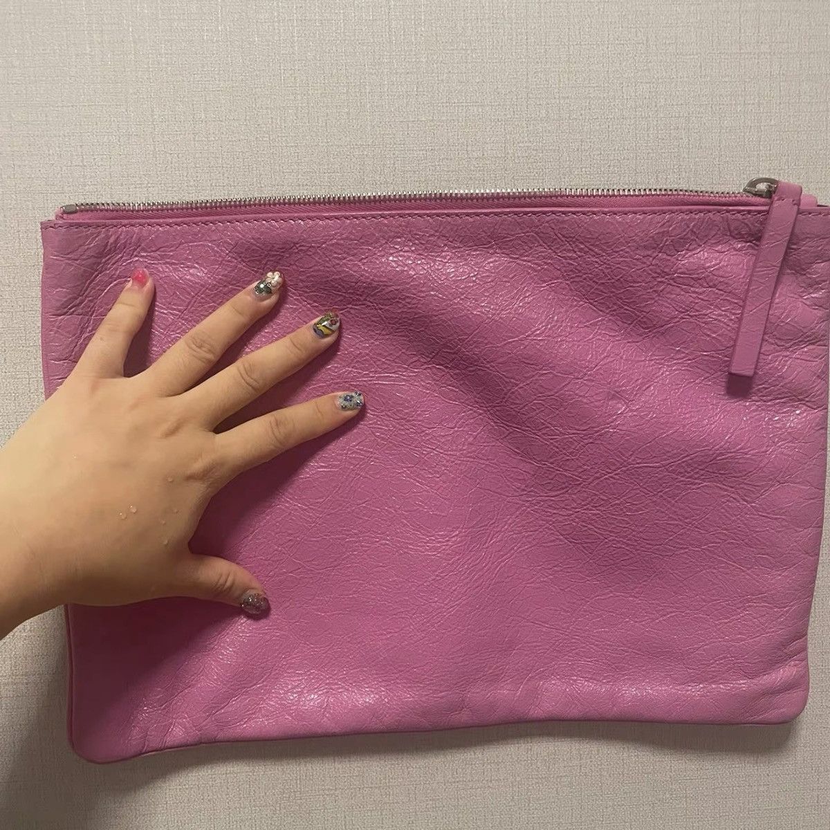 Balenciaga Gender Neutral Print Pouch Size ONE SIZE - 8 Thumbnail