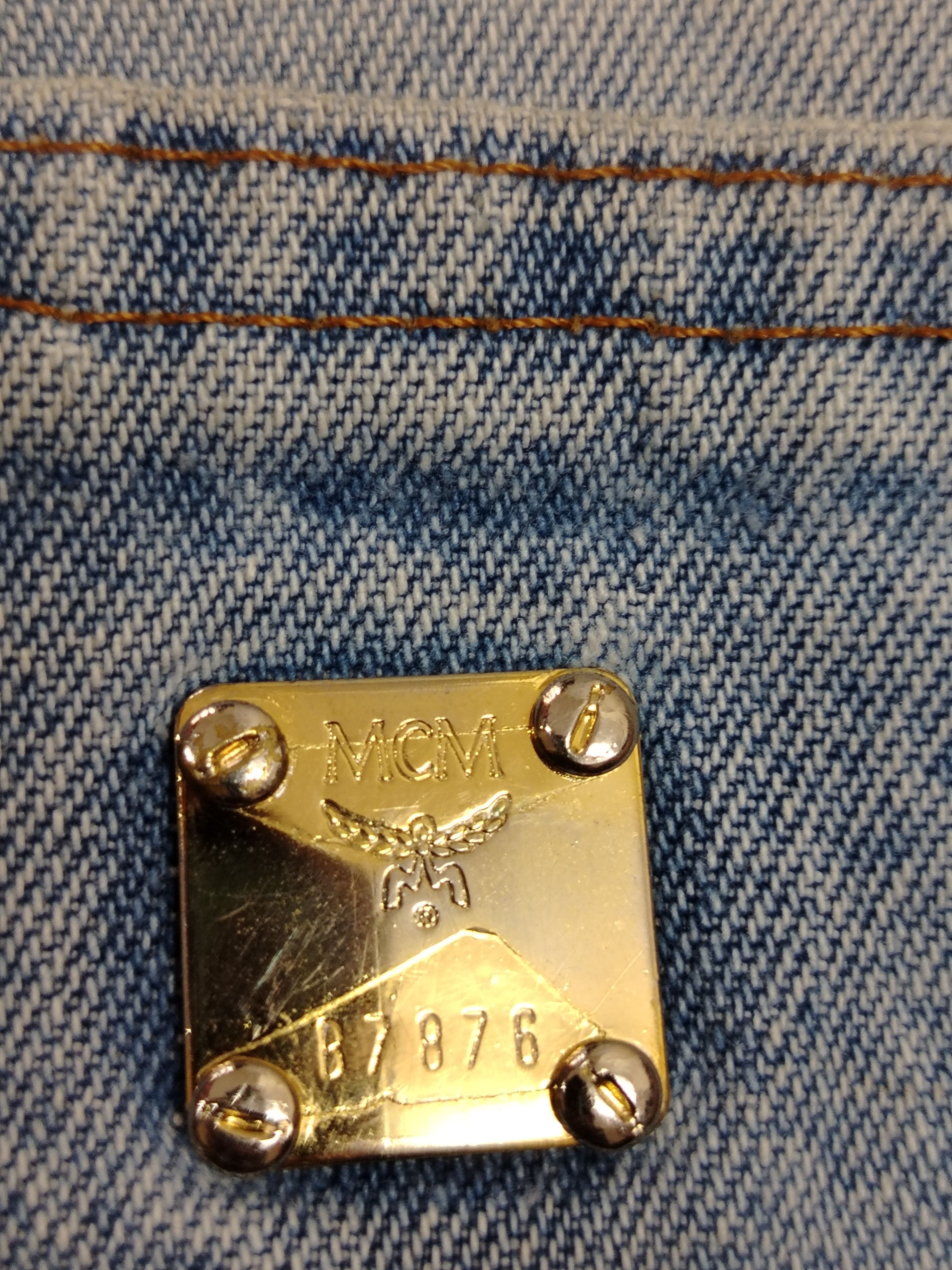 MCM Vintage MCM embroidered jeans Size 28" / US 6 / IT 42 - 3 Thumbnail