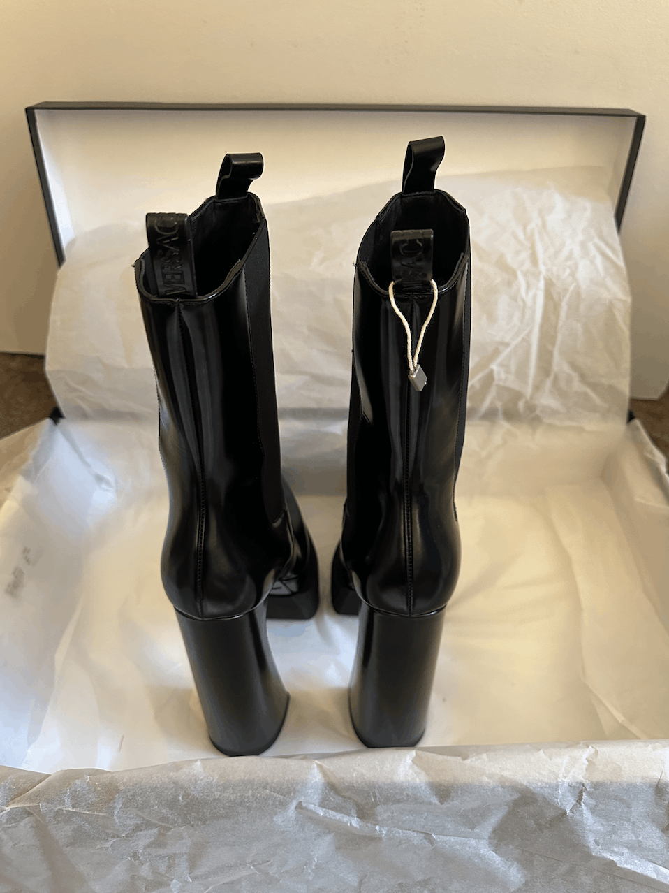 Versace Aevitas Platform Boots Size US 7.5 / IT 37.5 - 5 Thumbnail