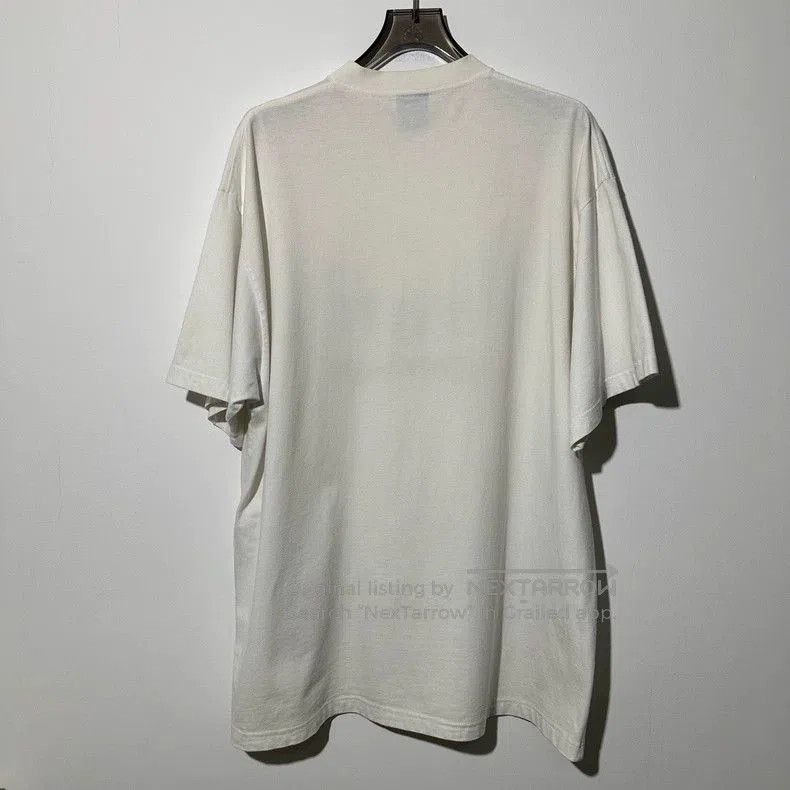 Balenciaga Balenciaga adidas White Logo Embroidered T-shirt. Size US XXL / EU 58 / 5 - 4 Thumbnail