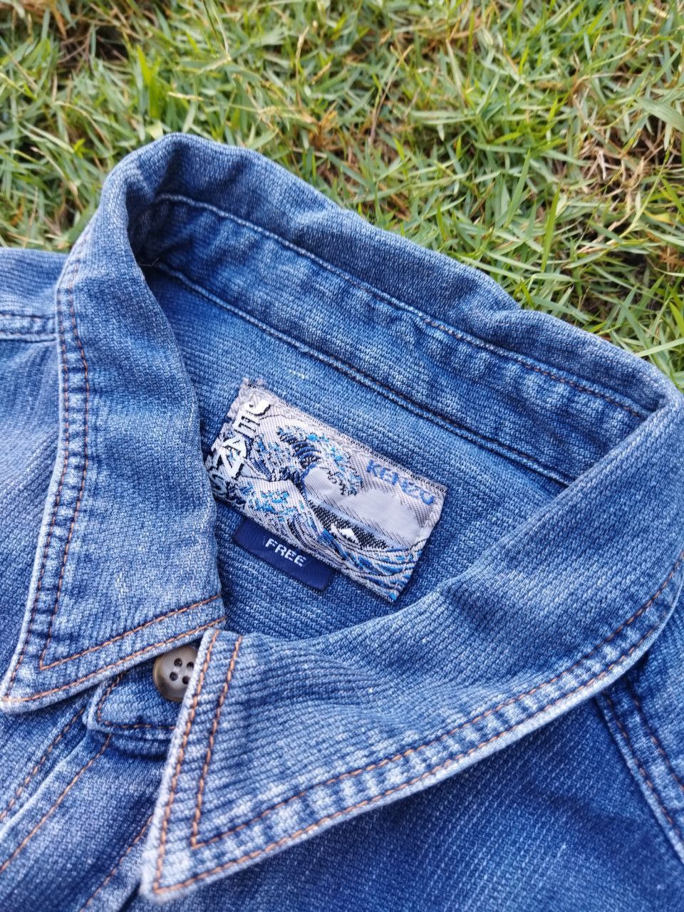 Kenzo Vintage Kenzo Japan Denim Shirt Size US XL / EU 56 / 4 - 8 Thumbnail