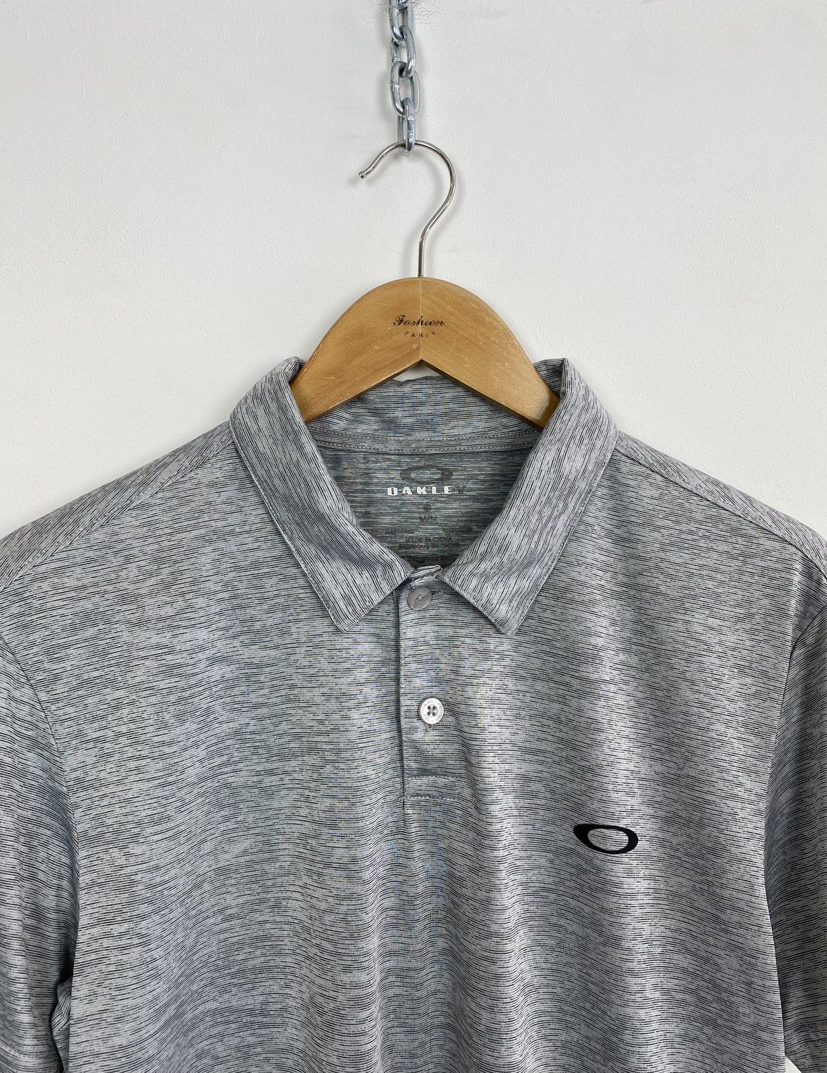 Oakley Oakley Short Sleeve Polo Shirt Men’s Size M Grey Top Size US M / EU 48-50 / 2 - 2 Thumbnail