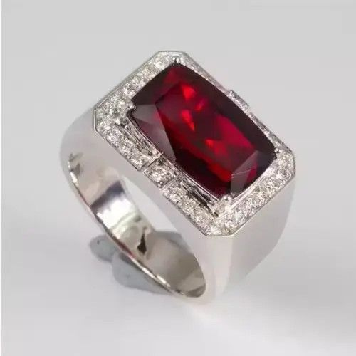 Other Men Luxurious Dominant Red Rng Size ONE SIZE - 1 Thumbnail