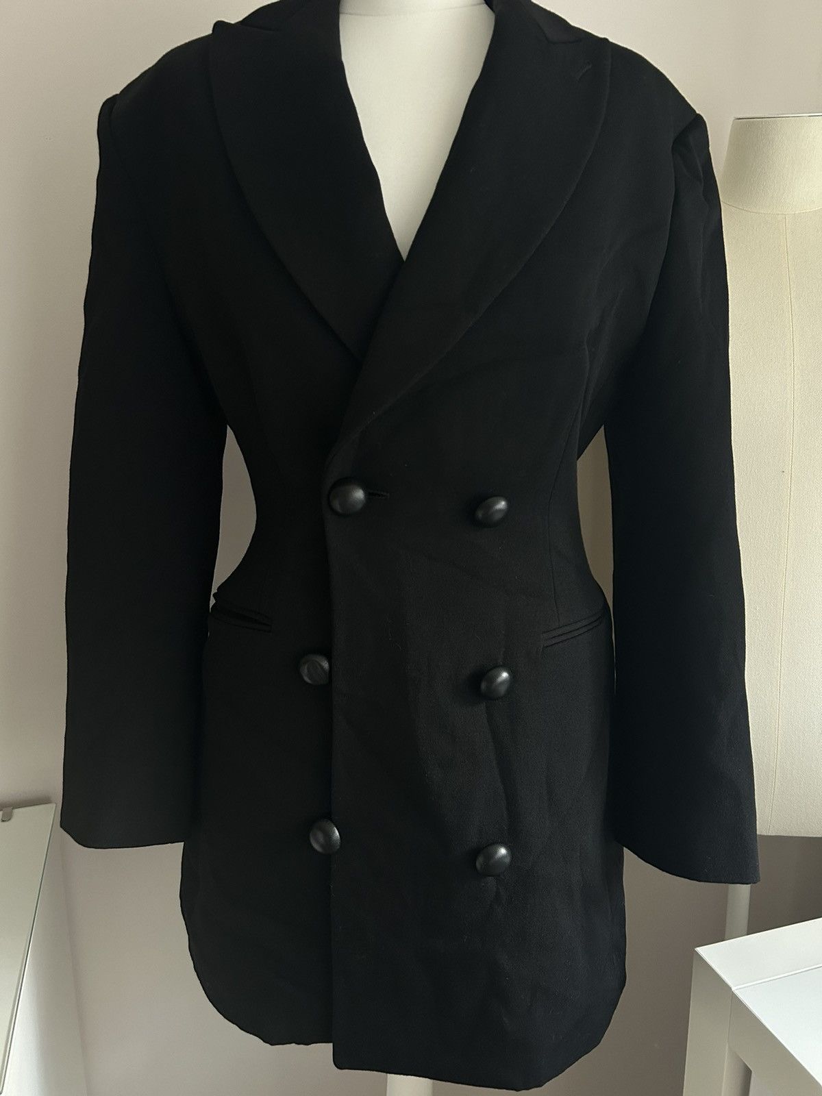 Tod's black blazer jacket suit Tod’s wool Size L / US 10 / IT 46 - 1 Thumbnail
