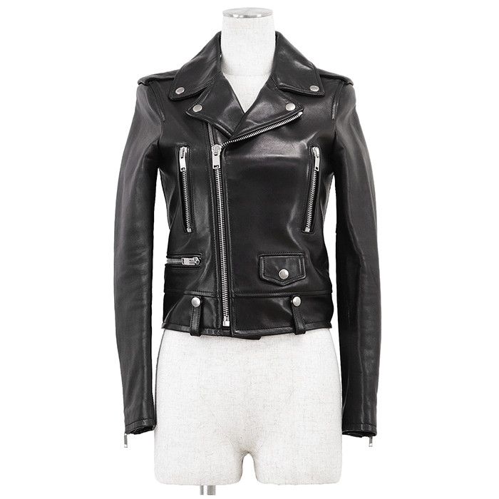 Yves Saint Laurent Yves Saint Laurent Saint Laurent Paris Lambskin Jacket Leather Outerwear DUTY FREE for USA Size ONE SIZE - 1 Thumbnail