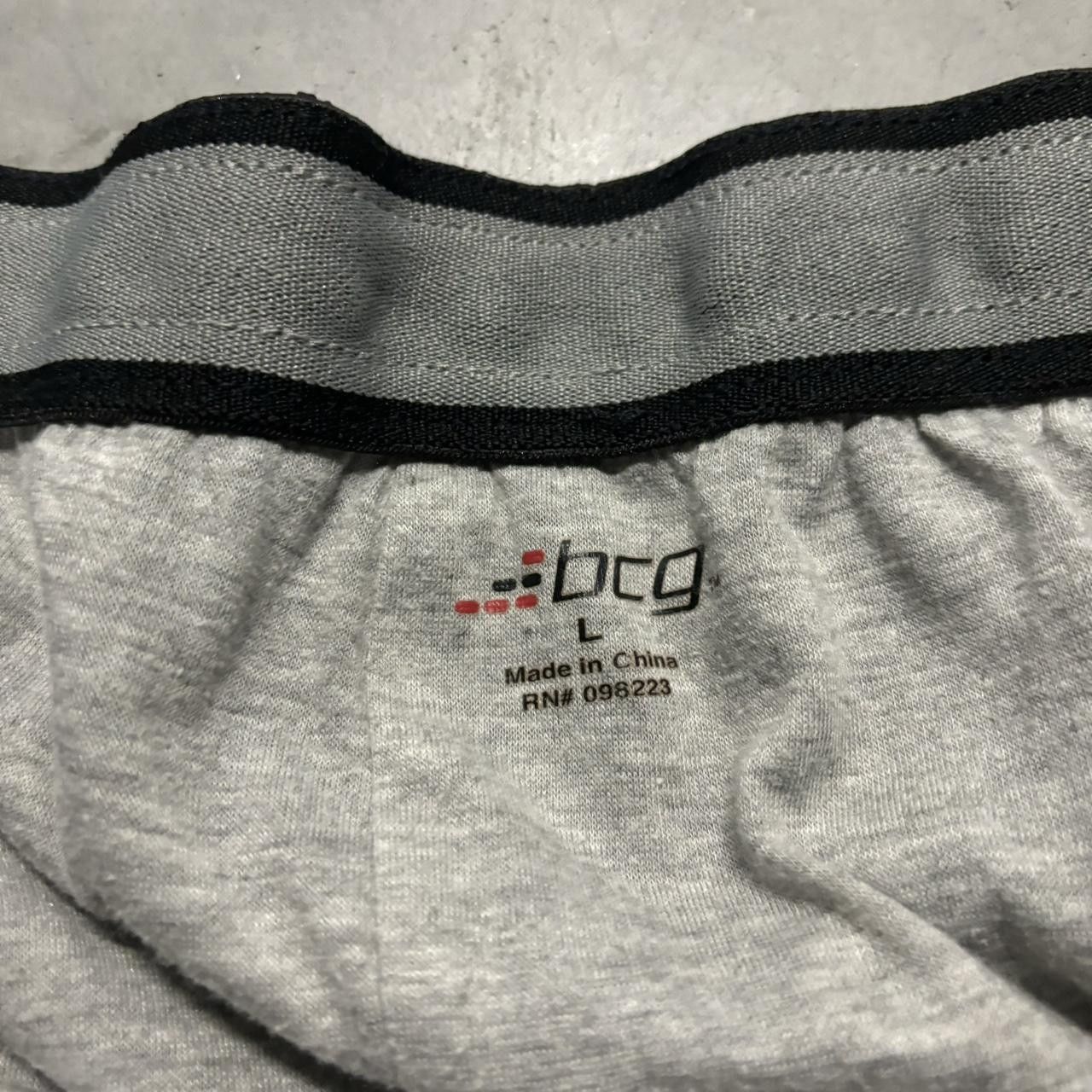 Japanese Brand × Vintage Crazy Vintage Y2K/2000s Baggy Grey Skater Drill Gorcpore Track Pants! Size US 34 / EU 50 - 8 Thumbnail