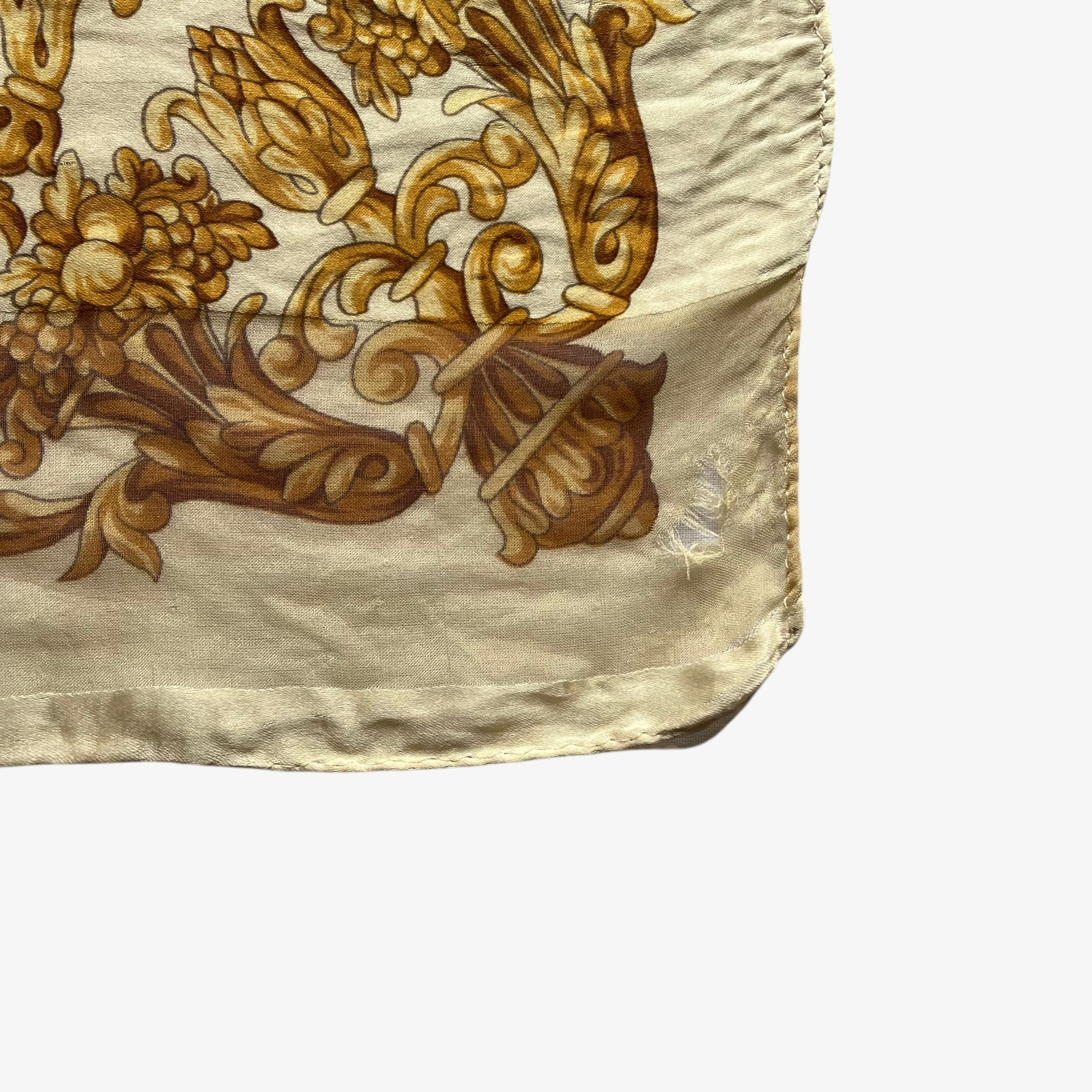 Balmain Vintage 90s Pierre Balmain Baroque Equestrian Silk Scarf Size ONE SIZE - 5 Thumbnail