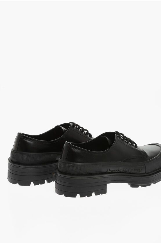 Alexander McQueen o1y1024 Laced Shoes in Black Size US 11 / EU 44 - 3 Thumbnail