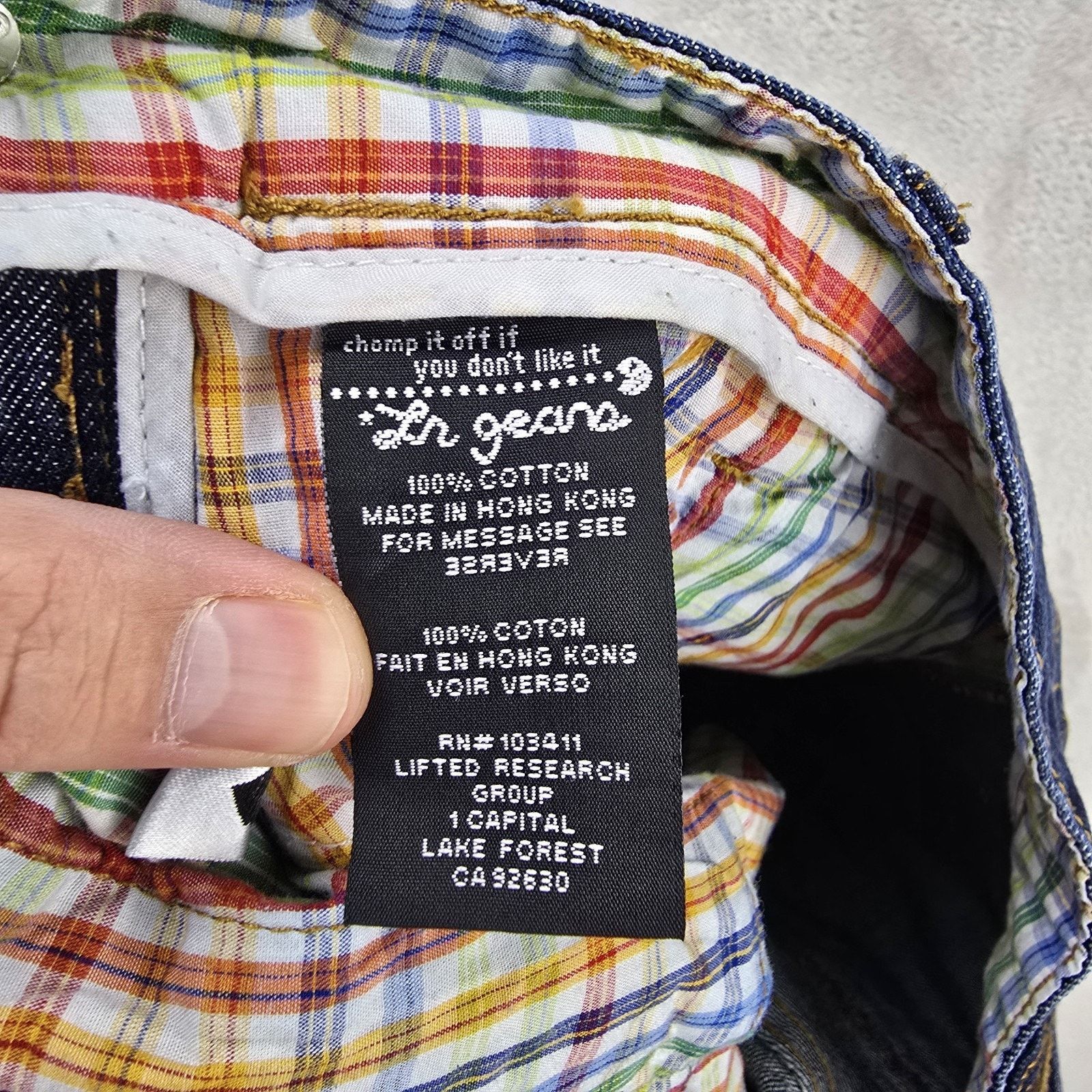 LRG Vintage LRG Lifted Research Group Jean Shorts 36 Baggy Y2K Size US 36 / EU 52 - 6 Thumbnail