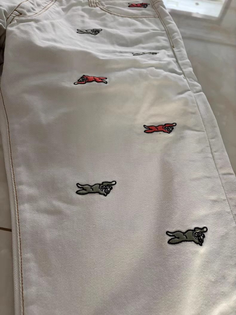 Billionaire Boys Club BBC ICECREAM Flying Dog Embroidered Jeans Size US 40 / EU 56 - 3 Thumbnail