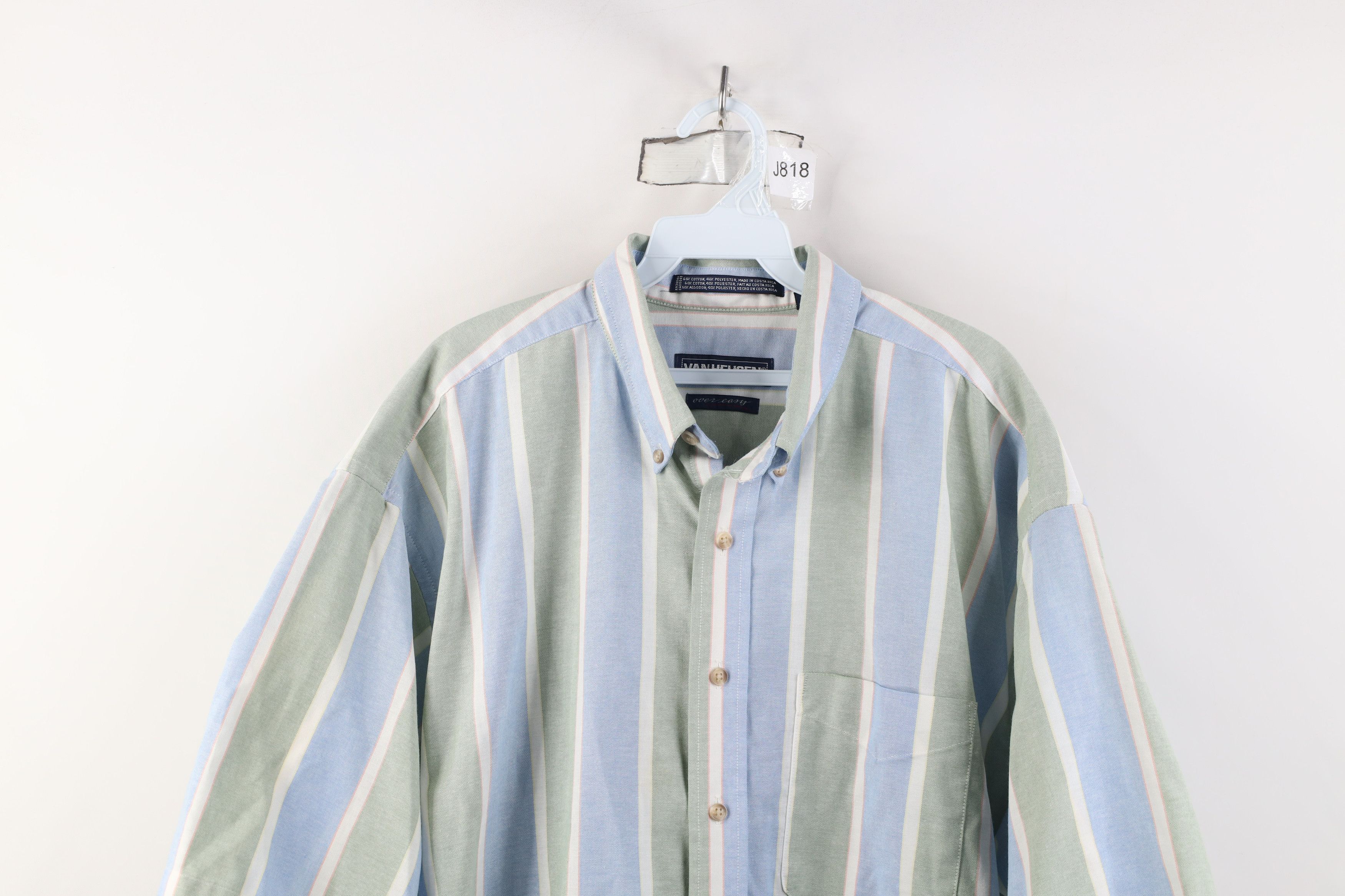 Vintage Vintage 90s Streetwear Block Short Sleeve Button Down Shirt Size US XL / EU 56 / 4 - 2 Thumbnail