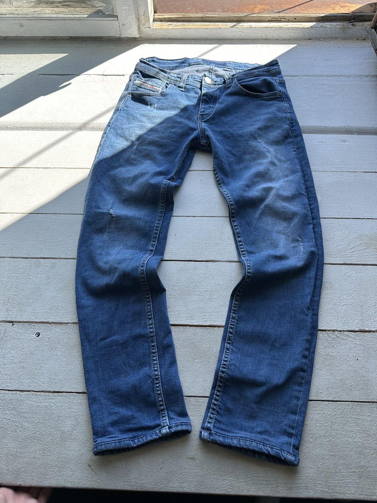 Diesel 🚨Diesel Vintage Distressed slim fit Jeans Y2K skinny Size US 33 - 1 Thumbnail