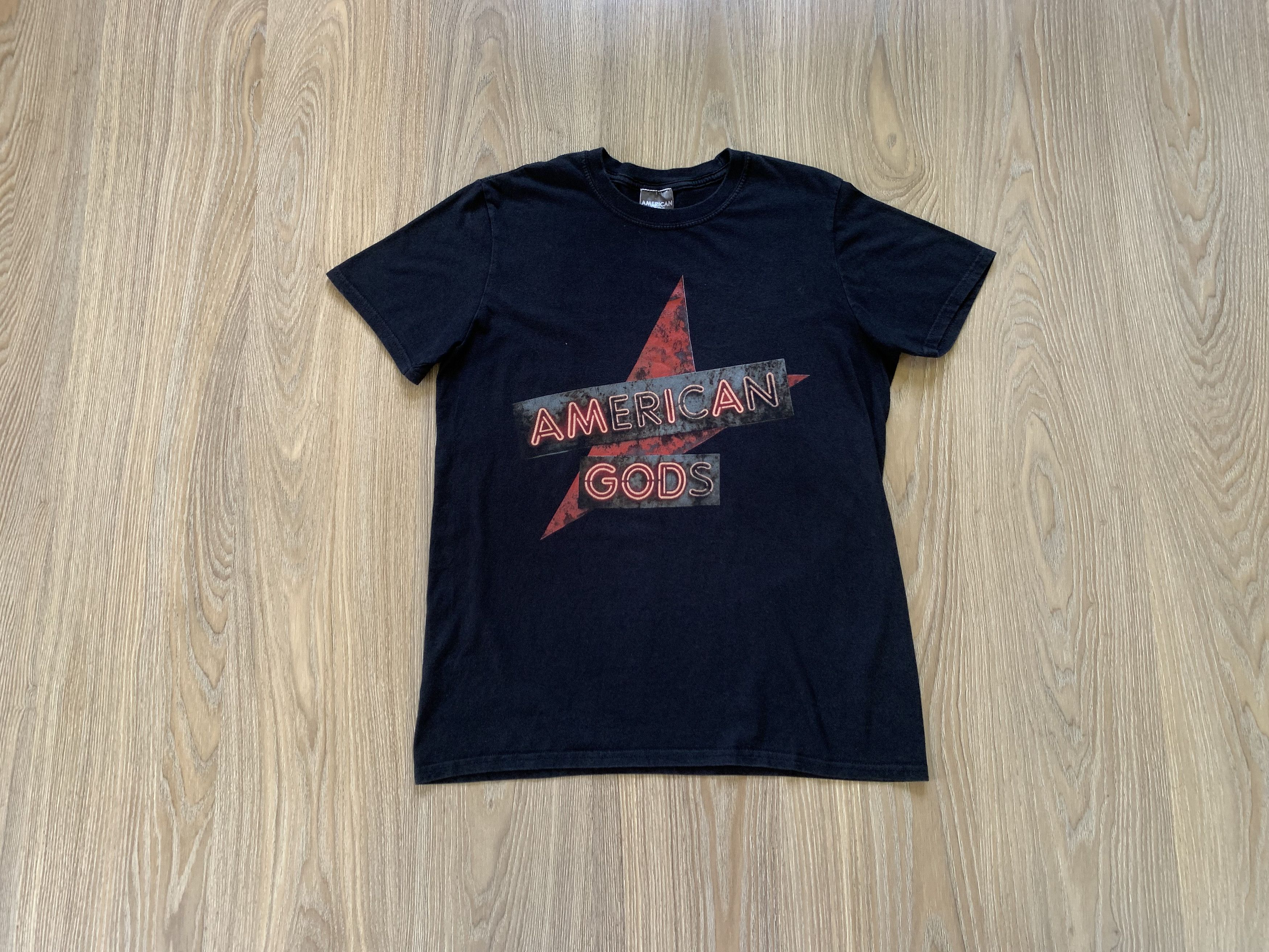 Other American Gods Neon Sign Mens Licensed T-Shirt Size US M / EU 48-50 / 2 - 8 Thumbnail