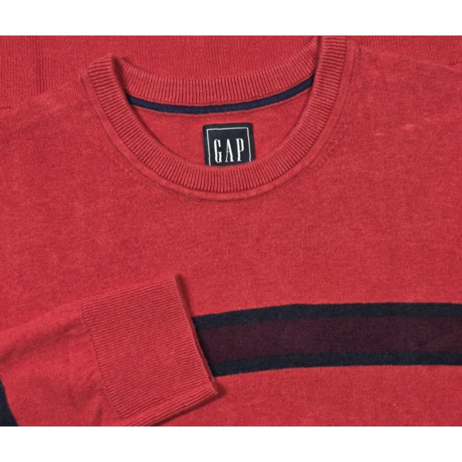 Gap Gap Crewneck Sweater Mens S Striped Red Blue Mainstay Cotton Shirt? Size US S / EU 44-46 / 1 - 2 Thumbnail