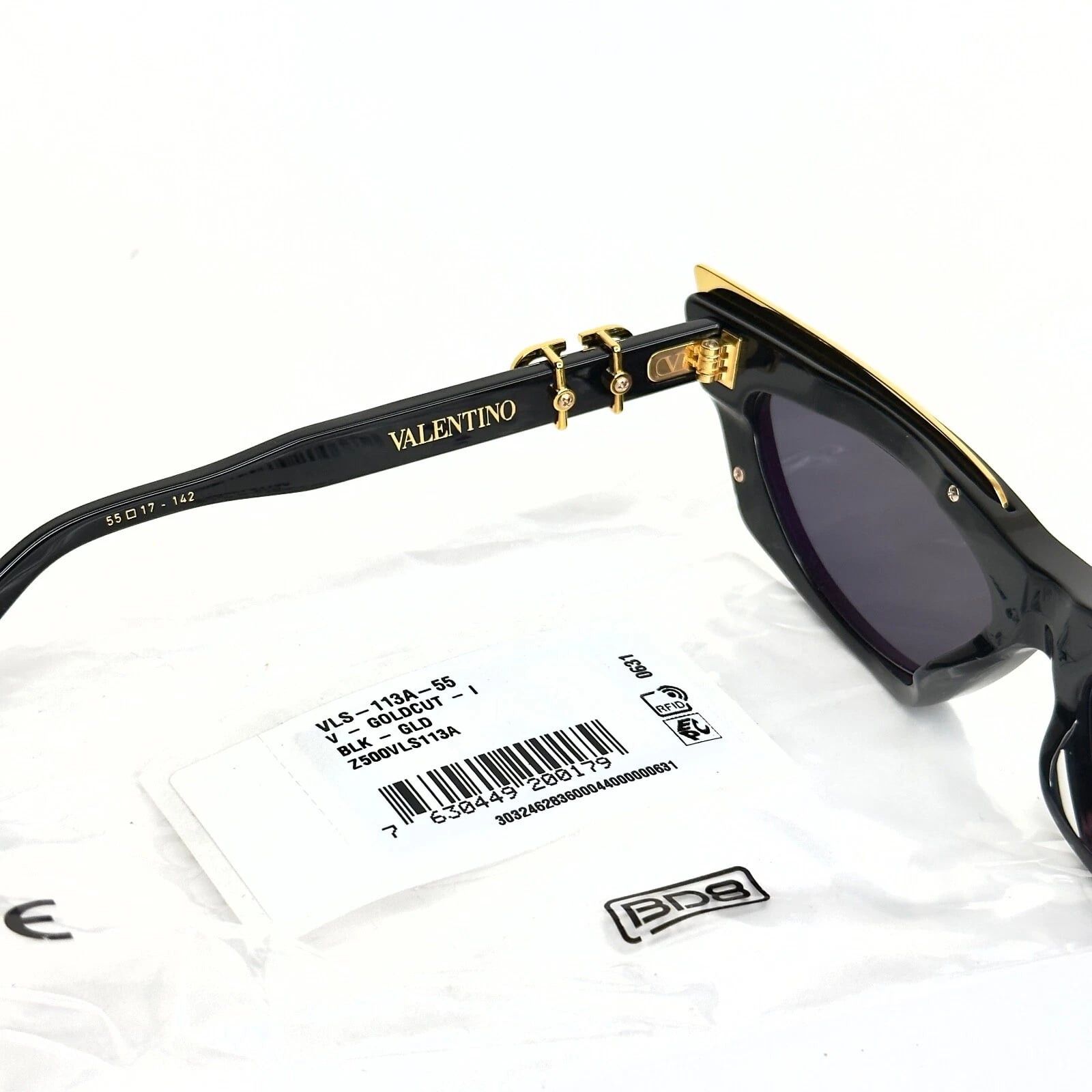 Valentino VALENTINO V GOLDCUT I VLS113 Gold VLS 113A Fashion Sunglass Size ONE SIZE - 10 Thumbnail