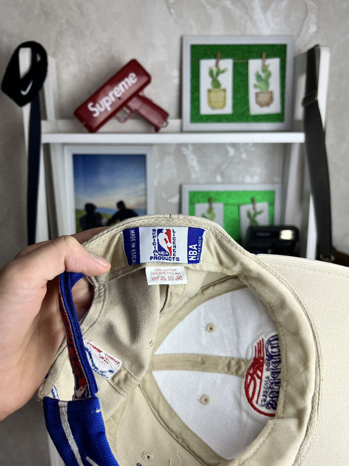 NBA × Vintage NBA Los Angeles Clippers Vintage Cap Flames Y2K Streetwear Size ONE SIZE - 5 Thumbnail