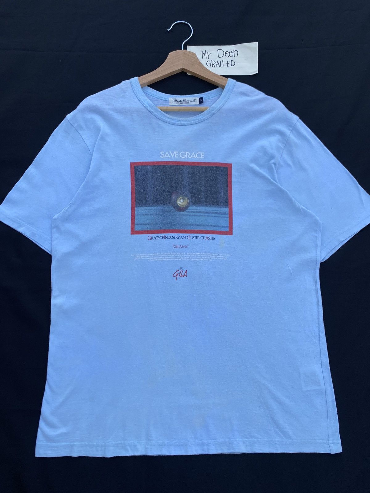 Undercover Rare UNDERCOVER for rebels Save Grace "GIL APPLE" GILA Tee Size US M / EU 48-50 / 2 - 5 Thumbnail