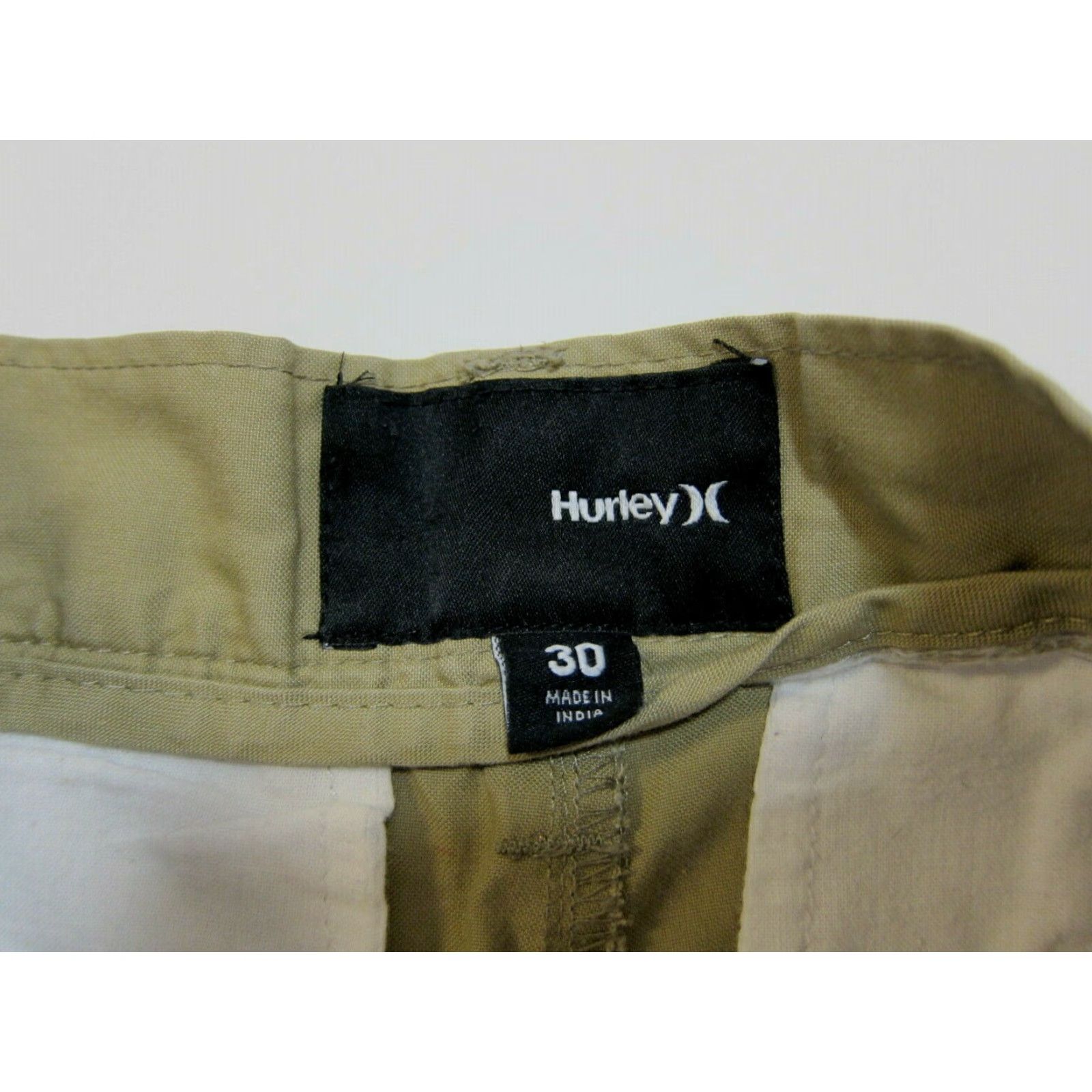 Hurley Hurley Cotton Stretch Brown Casual Chino Bermuda Shorts Men Size 30 Small Size US 30 / EU 46 - 3 Thumbnail