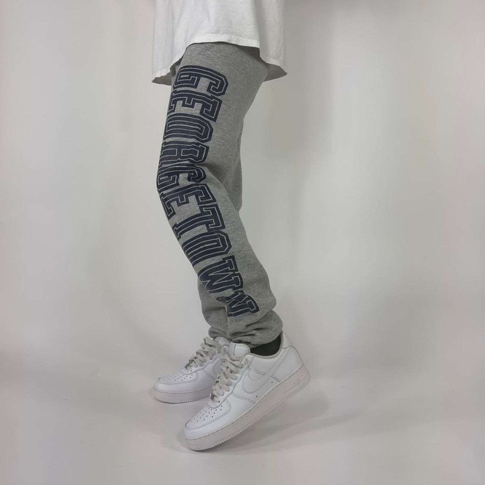 Vintage Super Sick Vintage GeorgeTown Gray Sweatpants Size US 34 / EU 50 - 3 Thumbnail